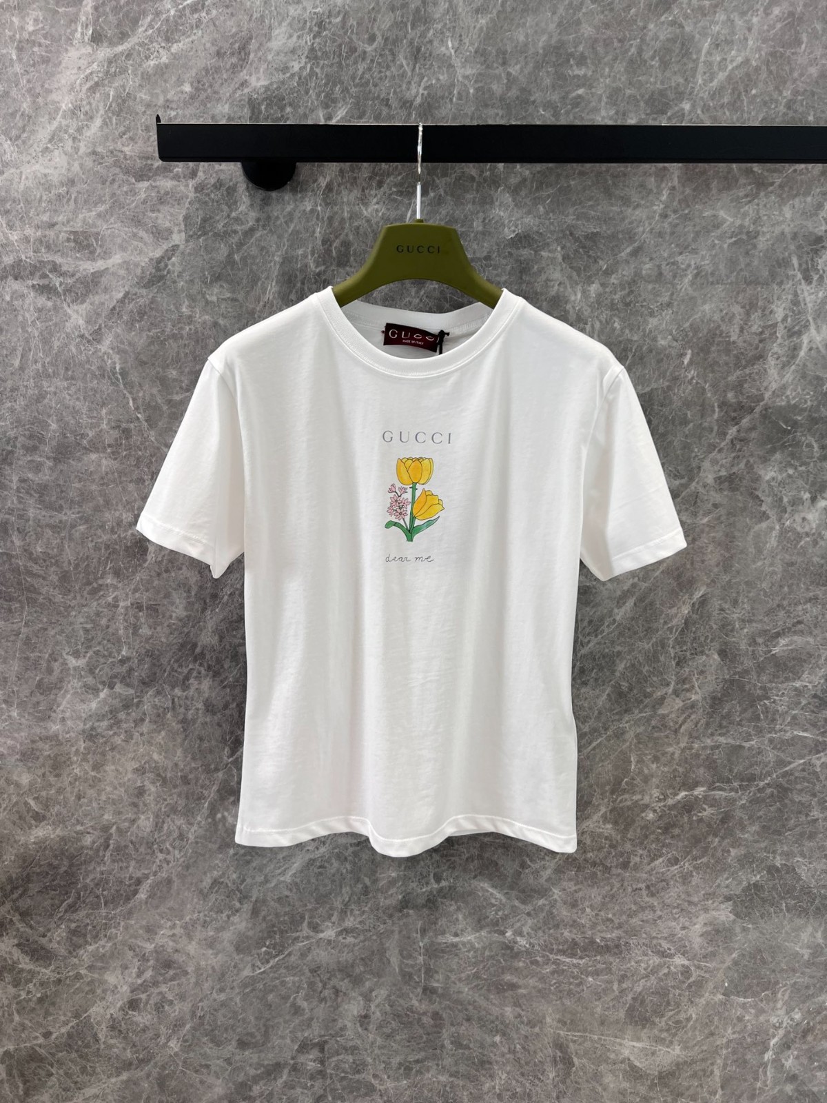グッチ Tシャツ コピー 定番 カジュアル 可愛い プリント 半袖Tシャツ コットン