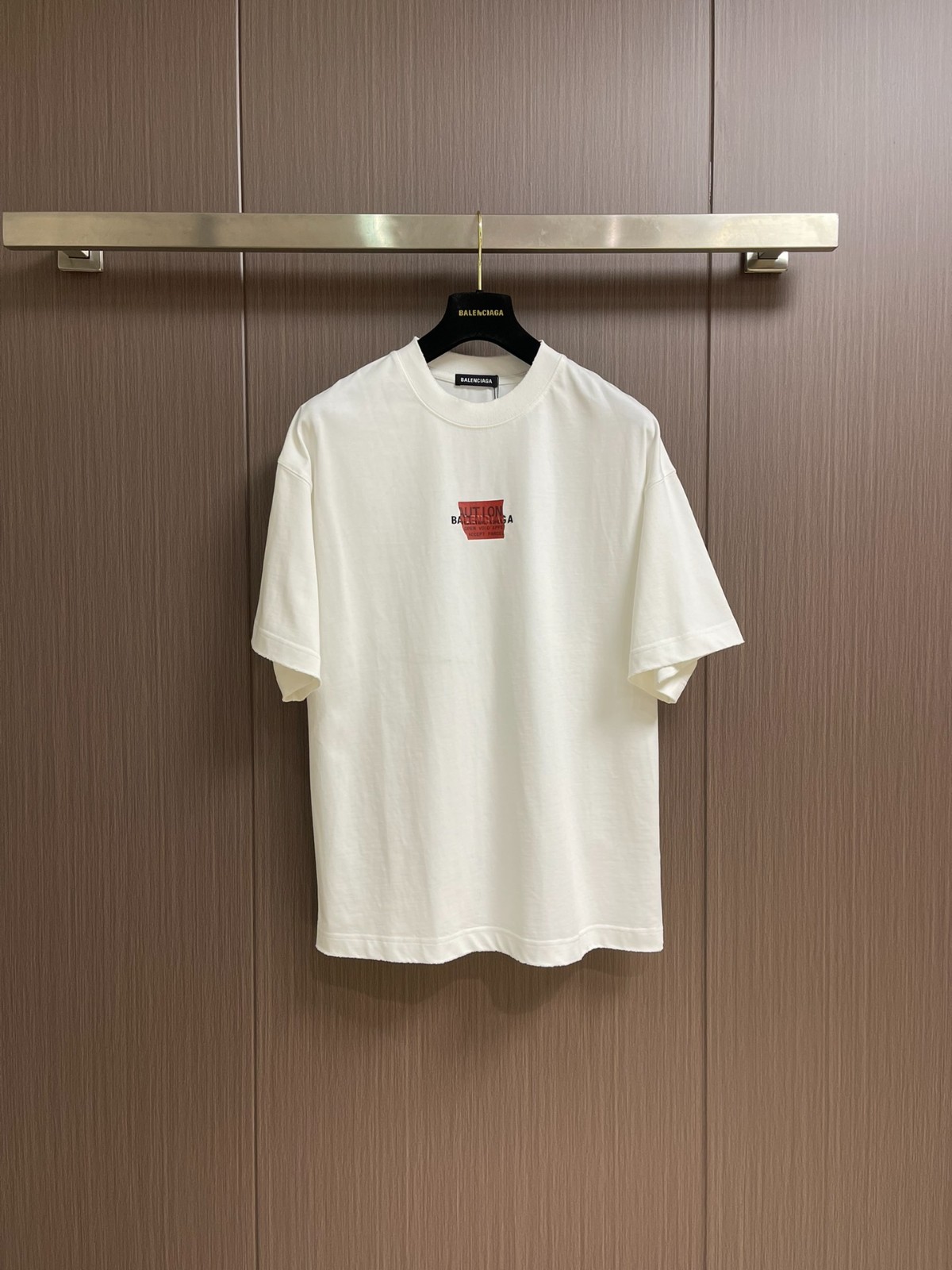 カジュアル クルーネック 半袖Tシャツ バレンシアガ Tシャツ コピー ユニセックス ホワイト