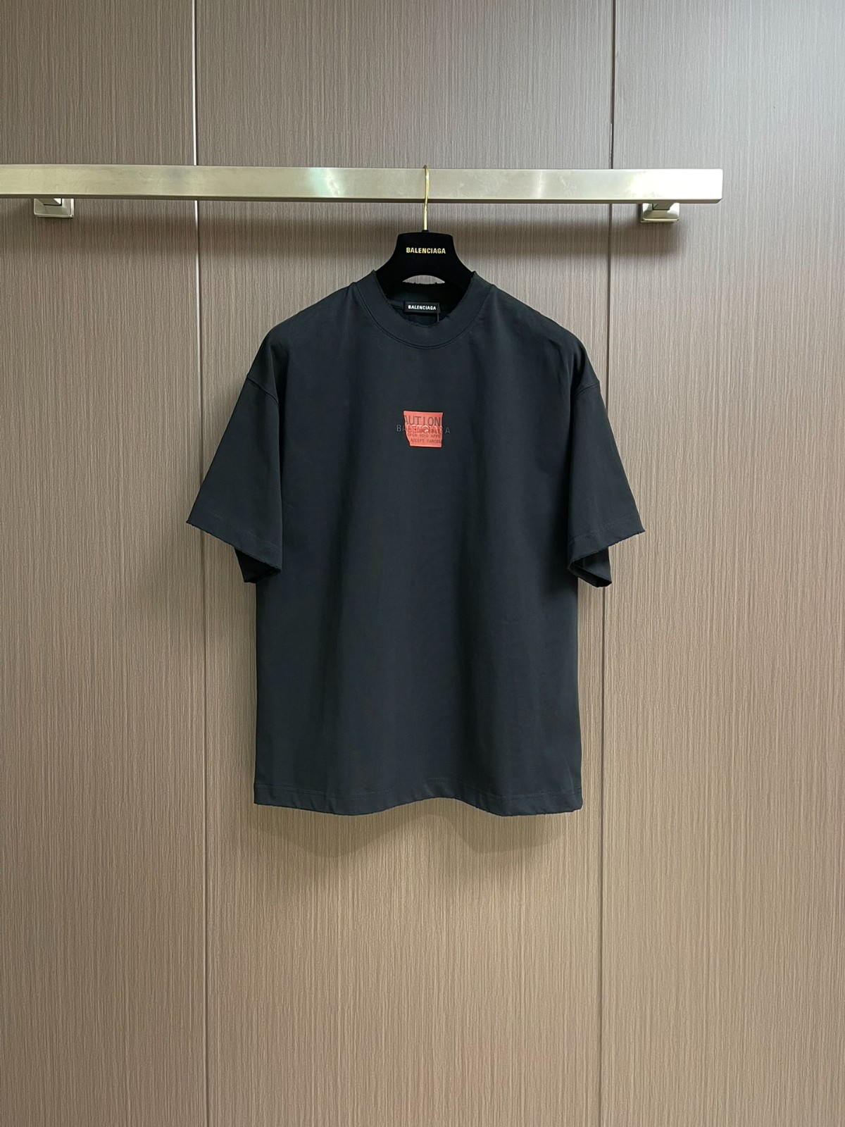 カジュアル クルーネック 半袖Tシャツ バレンシアガ Tシャツ コピー ユニセックス ブラック