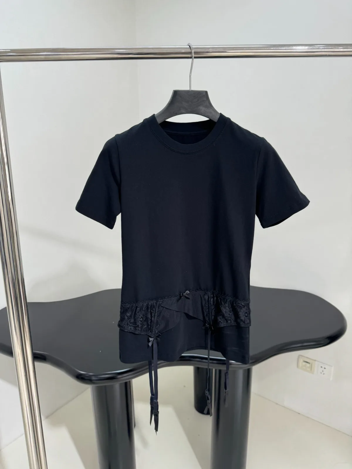 人気 オシャレ レディース LINGERIE Tシャツ バレンシアガ Tシャツ コピー ブラック 人気 オシャレ レディース LINGERIE Tシャツ バレンシアガ Tシャツ コピー ブラック