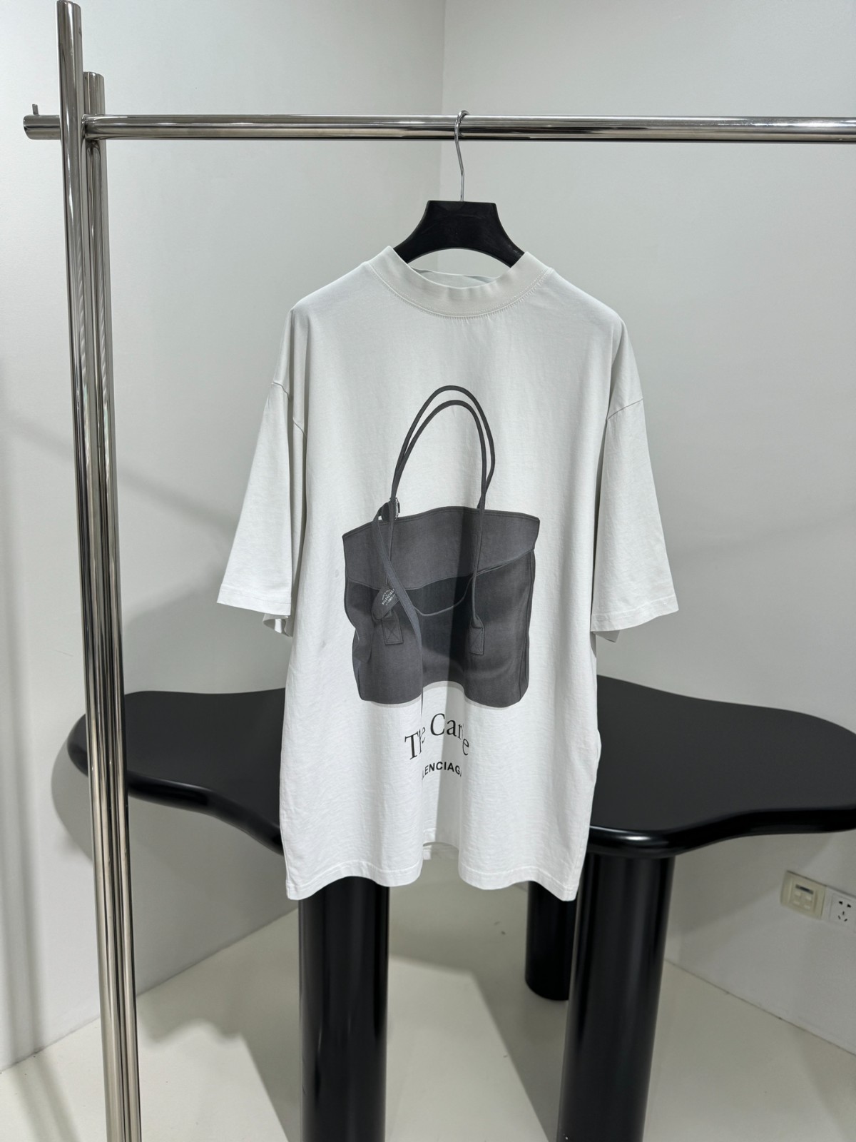 カジュアル プリント オーバーサイズTシャツ バレンシアガ Tシャツ コピー ユニセックス