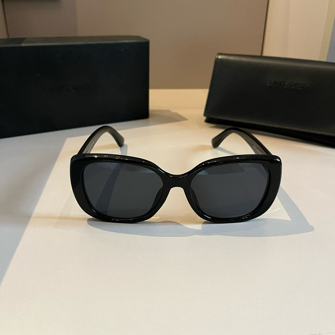 人気 クラシック YSL アイウェア イヴ・サンローラン サングラス コピー ブラック