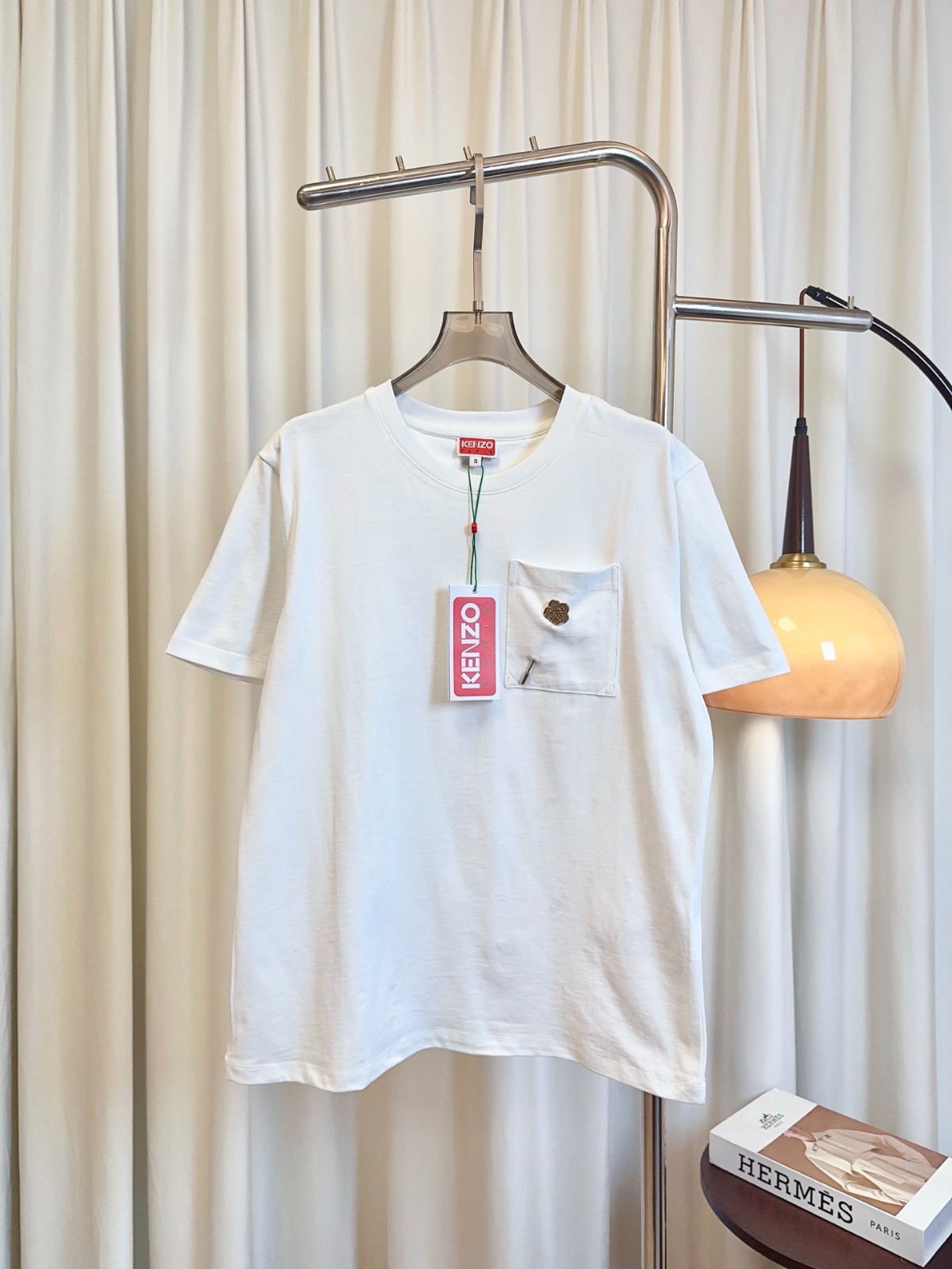 カジュアル ルーズフィット 半袖Tシャツ ケンゾー Tシャツ コピー ホワイト