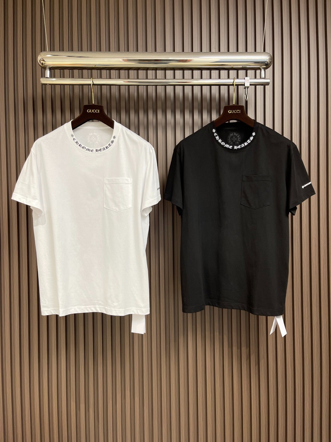 	 洗練された コットン クルーネック クロムハーツ Tシャツ 偽物 半袖Tシャツ