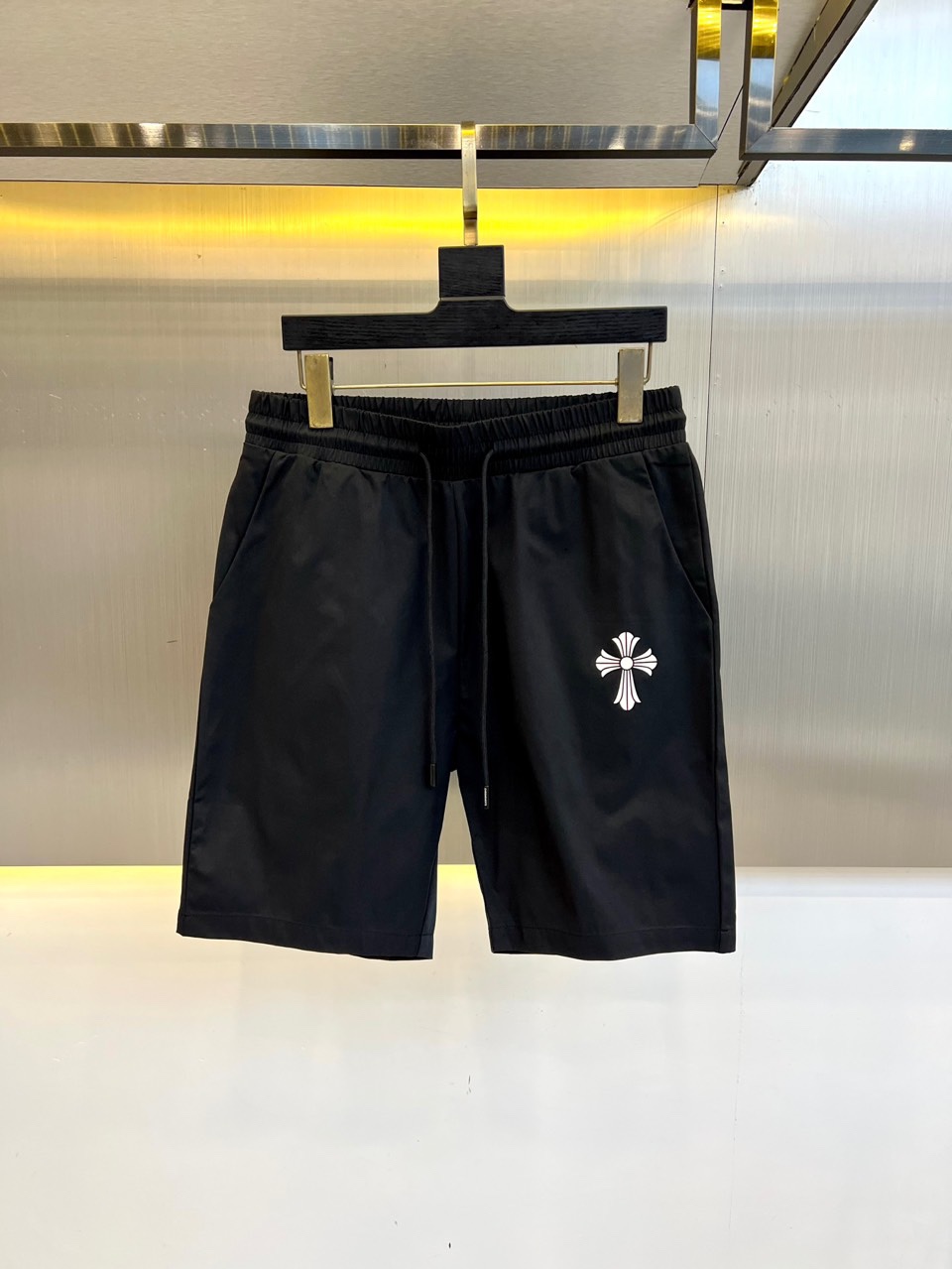 シンプル ロゴプリント ショートパンツ クロムハーツ パンツ