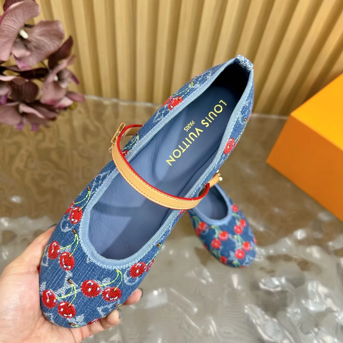 LV × TM ロミー バレリーナ ルイ・ヴィトン シューズ スーパーコピー