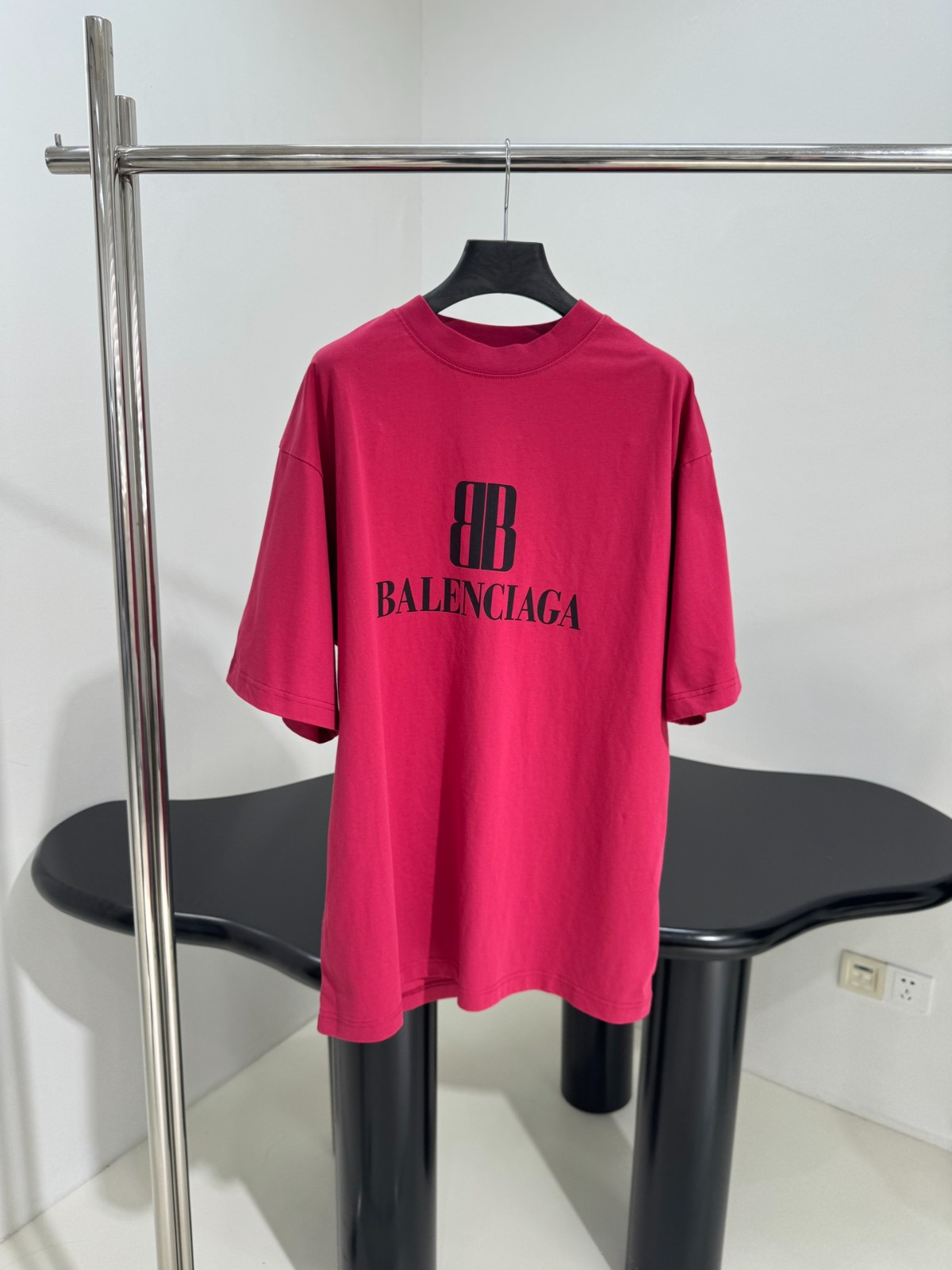 ユニセックス オーバーサイズ 半袖Tシャツ バレンシアガ Tシャツ
