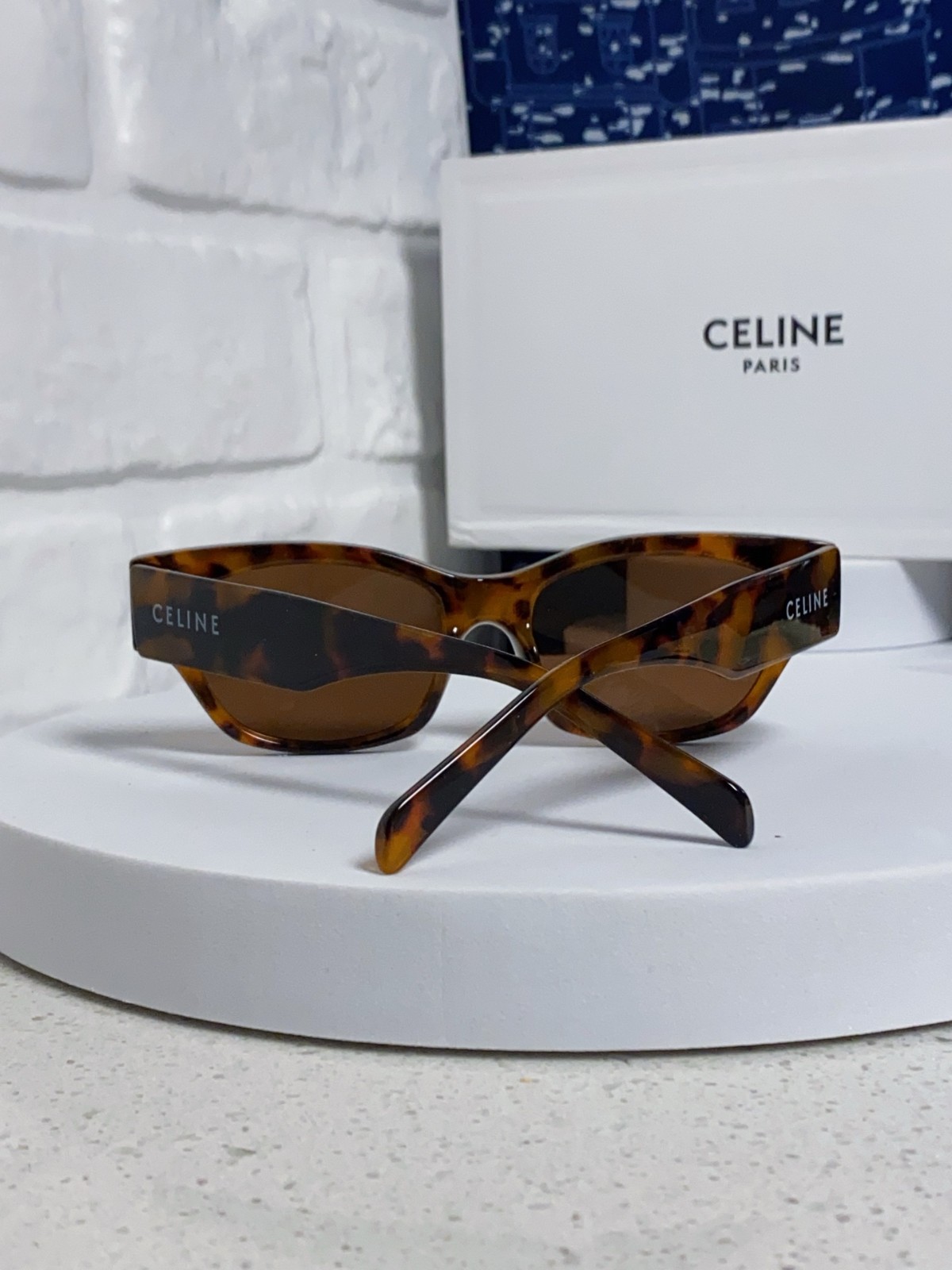 CELINE セリーヌ キャットアイ サングラス べっ甲柄
