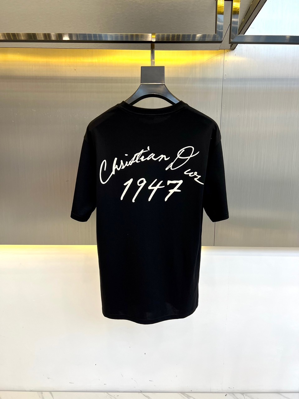 おしゃれ クルーネック ロゴTシャツ クリスチャン・ディオール T