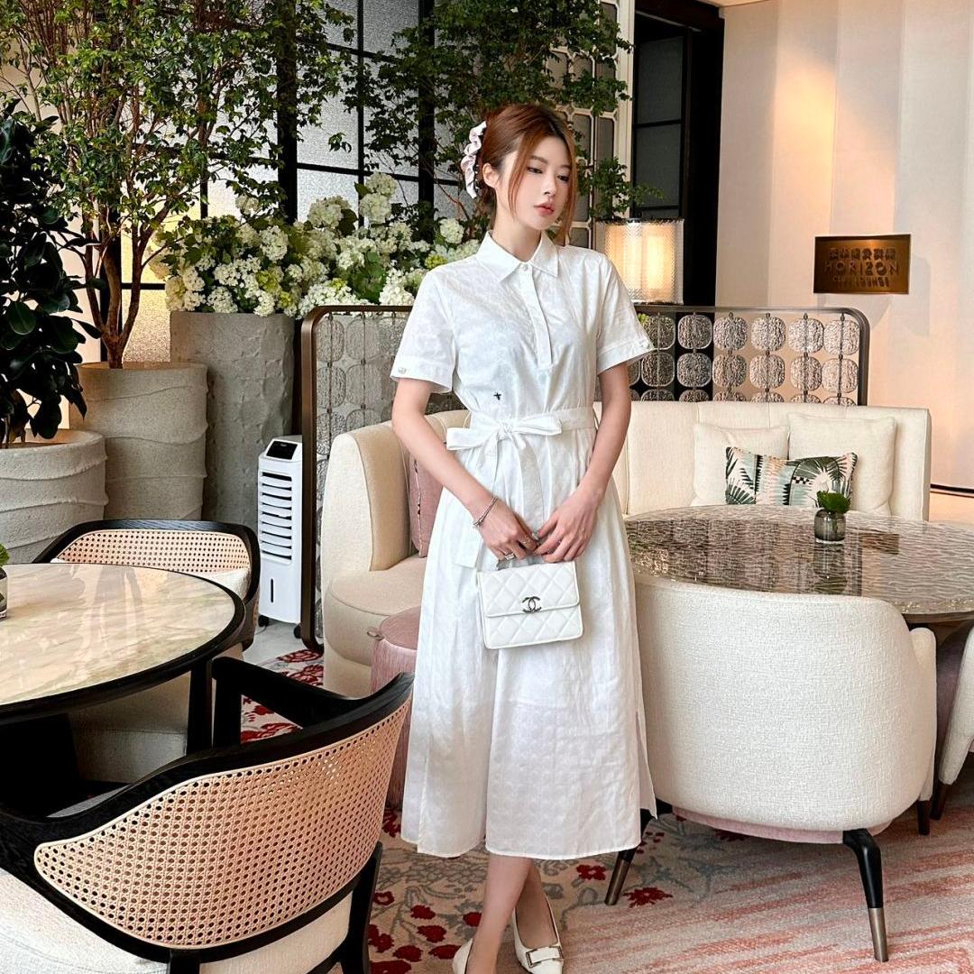 dior シャツワンピース 大人の雰囲気漂うシャツドレス♪DIOR ワンピース