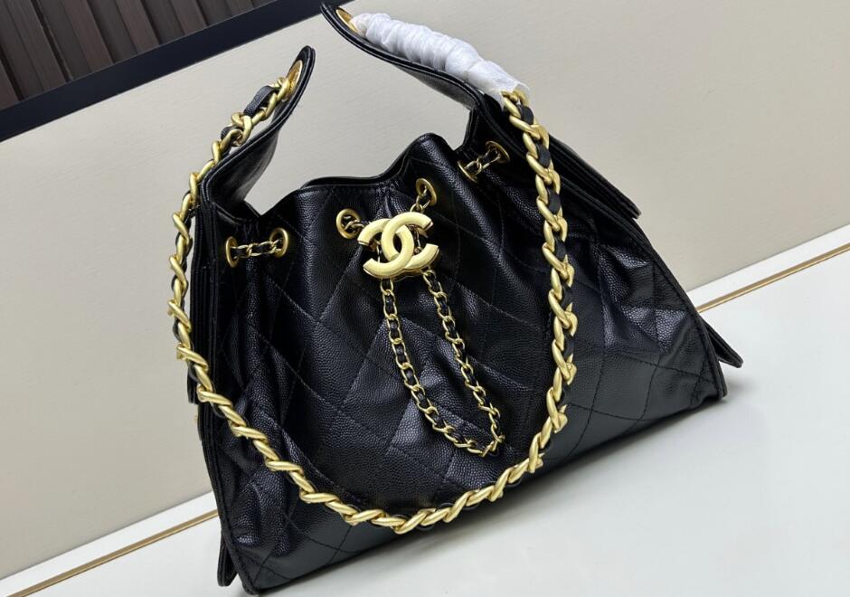 CHANEL25 ホーボーバッグ スモール シャネル バッグ コピー ブラック
