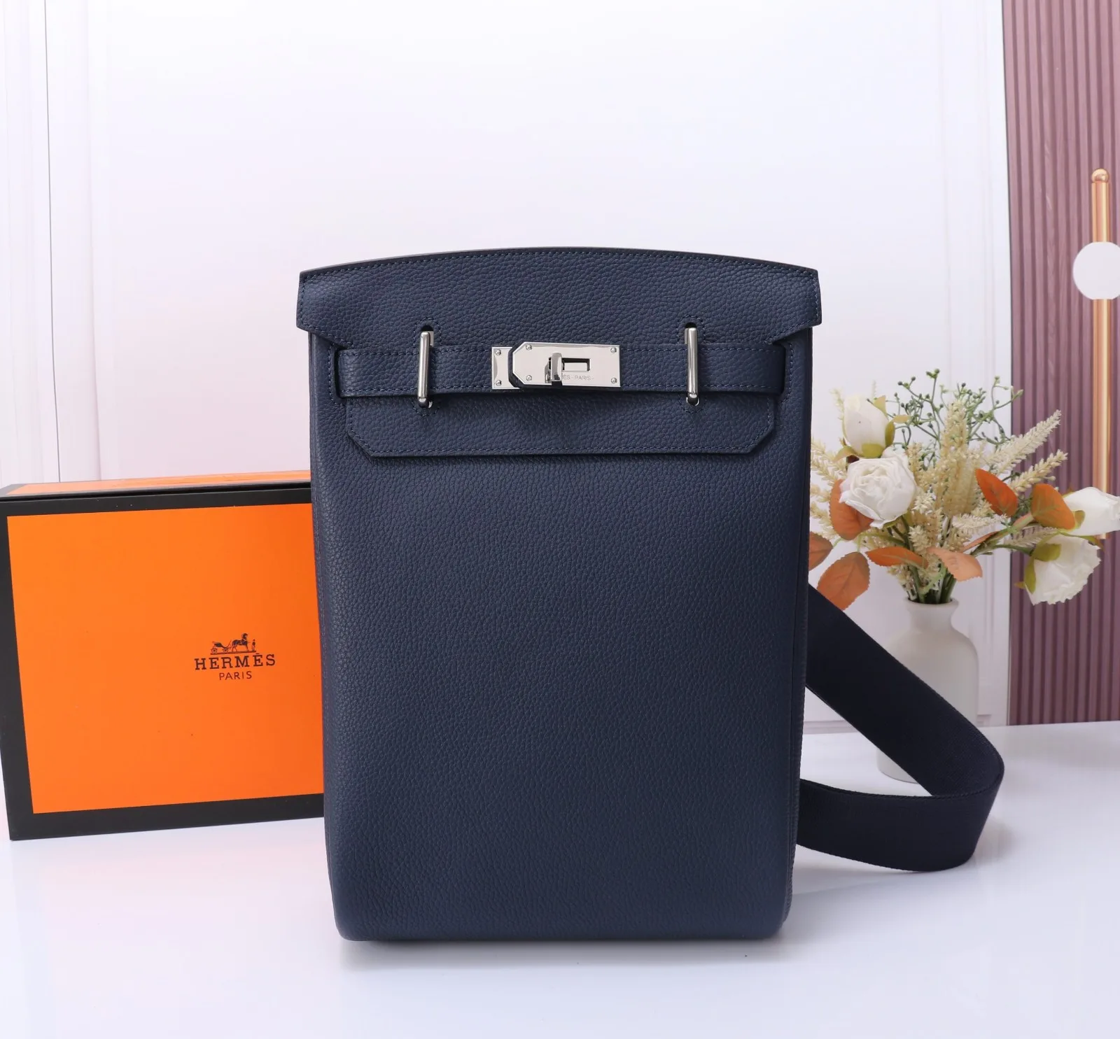 ユニセックス 大人気 HERMES エルメス アッカド ショルダーバッグ スーパーコピー 