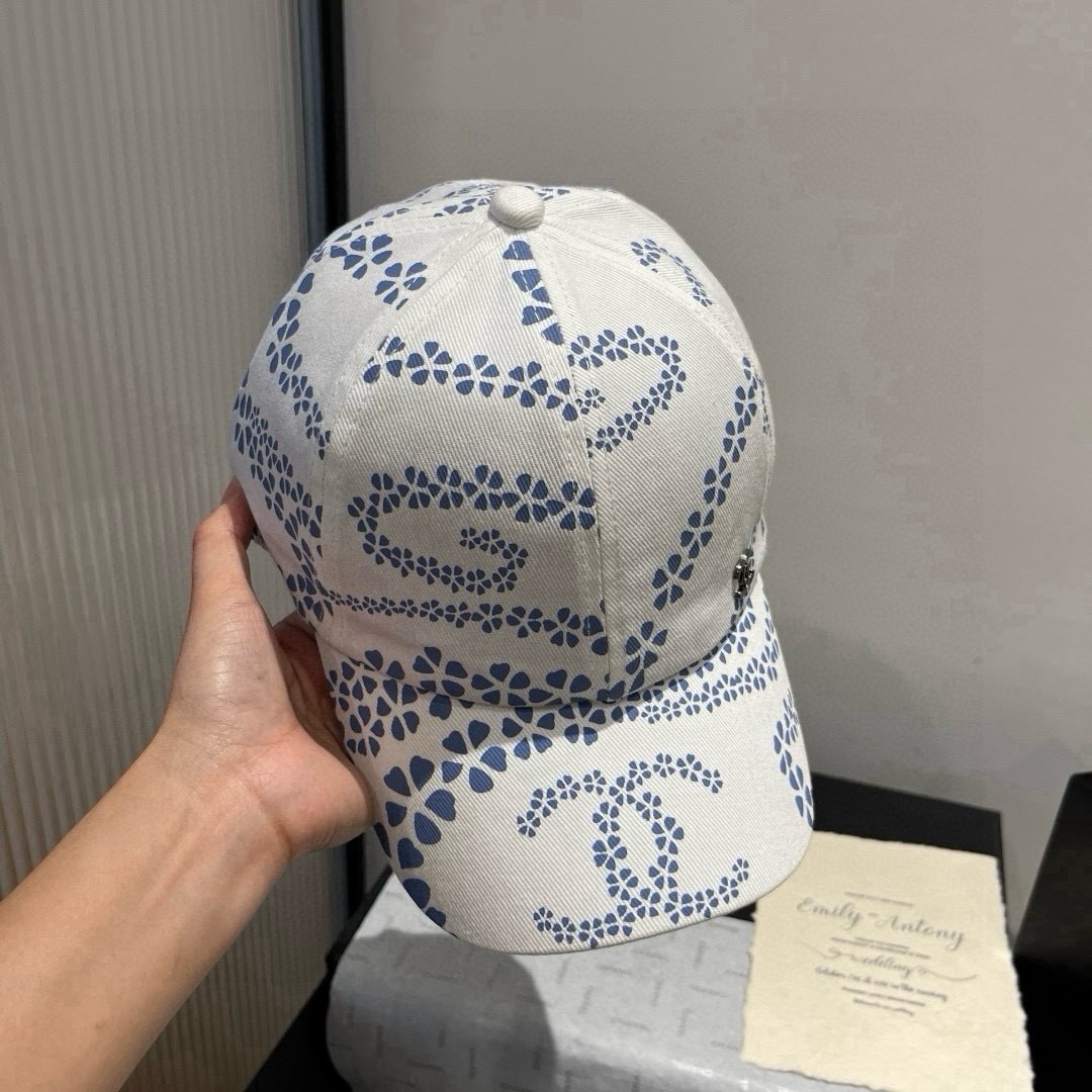 お洒落 上品 シャネル 帽子 偽物 プリント ベースボールキャップ