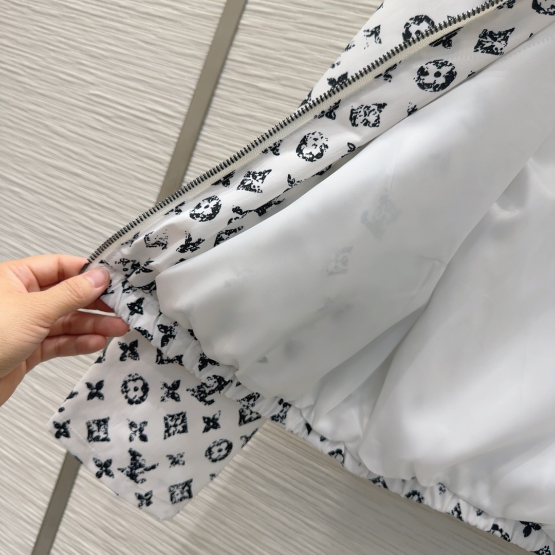 新作★Louis Vuitton★グラフィック ジップアップ ジャケット グラフィック モノグラム ジップアップジャケット ルイ