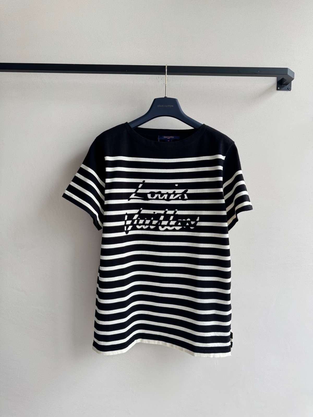 【マリン風♪】Louis Vuitton ストライプ ニットトップ Tシャツ シグネチャー ストライプ ニットトップ ルイ・ヴィトン Tシャツ