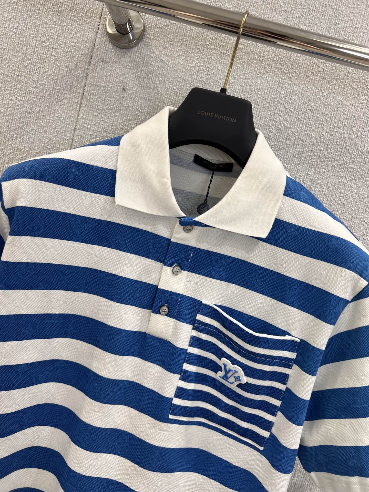 【モノグラム】Louis Vuitton ストライプ・ポロシャツ Monogram Striped Polo Shirt - Men - Ready-to-Wear | LOUIS