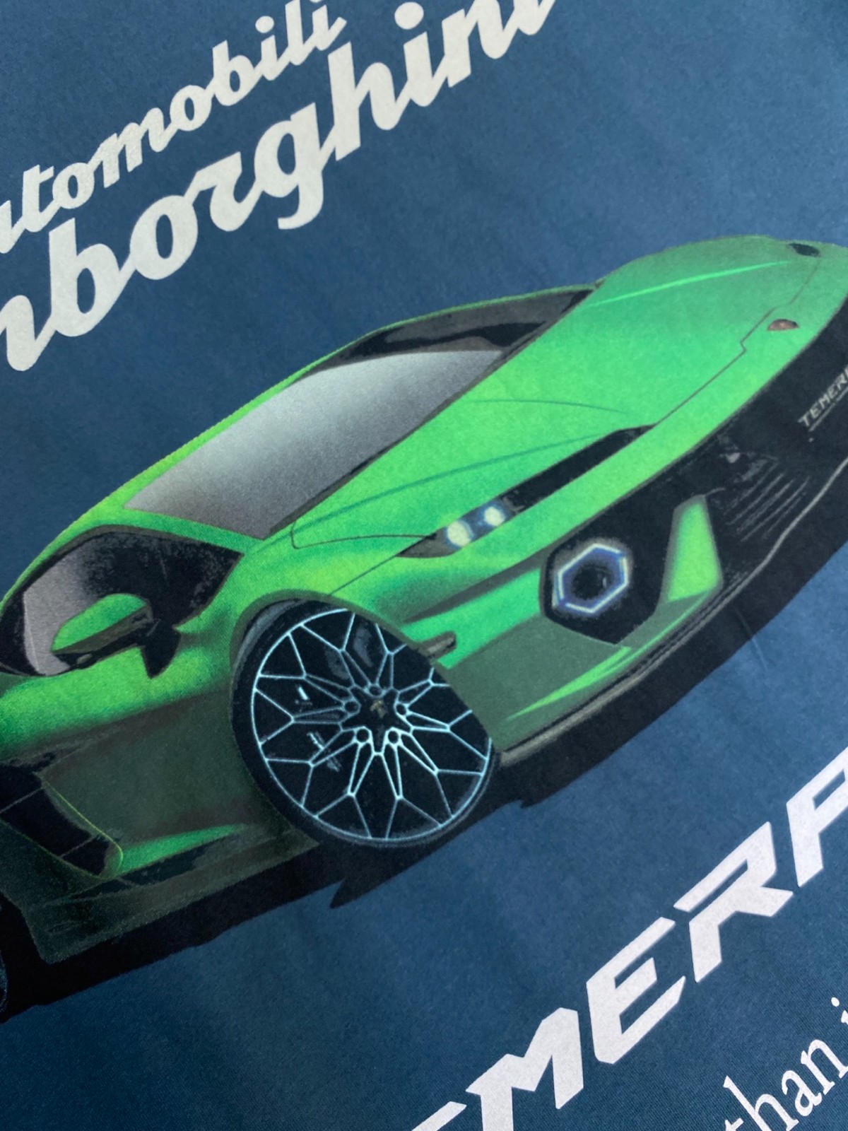 BALENCIAGA x Lamborghini プリント コットン Tシャツ スーパー