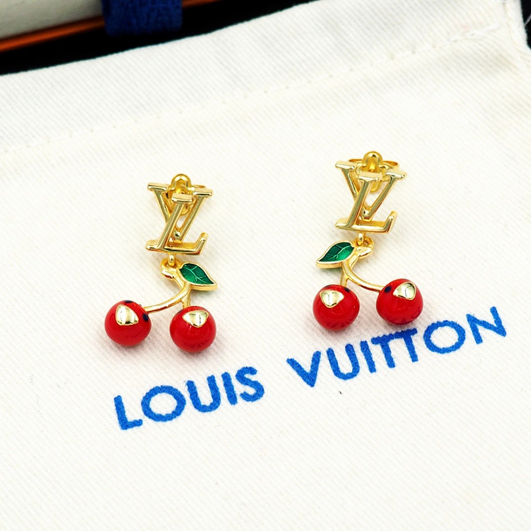 ルイヴィトン★人気コラボ LV xTM ピアス・チェリー★ 人気コラボ LV xTM ピアス・チェリー ルイ・ヴィトン スーパー
