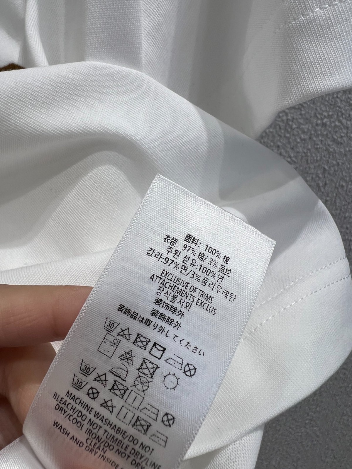 バーバリー　EKDプリント　コットンTシャツ　3Y BURBERRY / バーバリー EKD ビッグ プリント コットン ロング