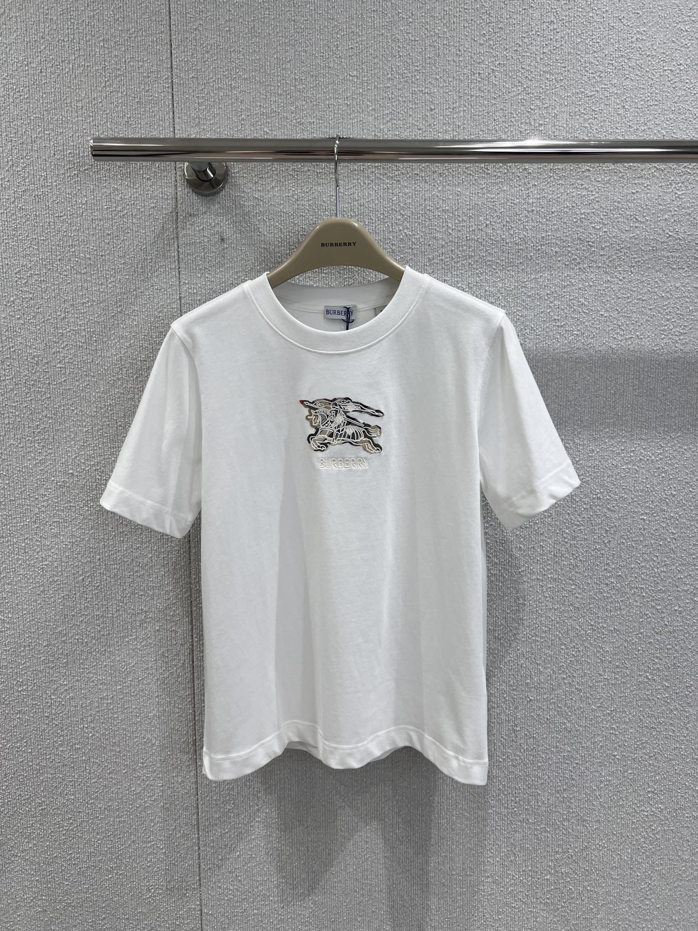 バーバリー　EKDプリント　コットンTシャツ　3Y EKD コットンTシャツ (ホワイト) - ウィメンズ, コットン