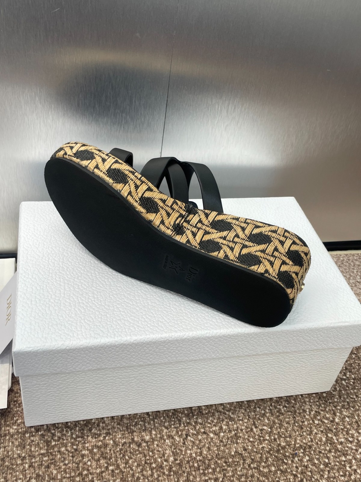 L'Amazone Dior ウェッジスライド ディオール サンダル スーパー