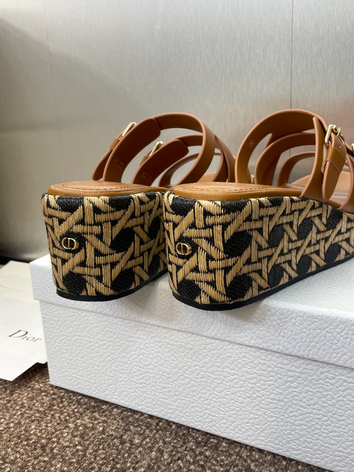 L'Amazone Dior ウェッジスライド ディオール サンダル スーパー