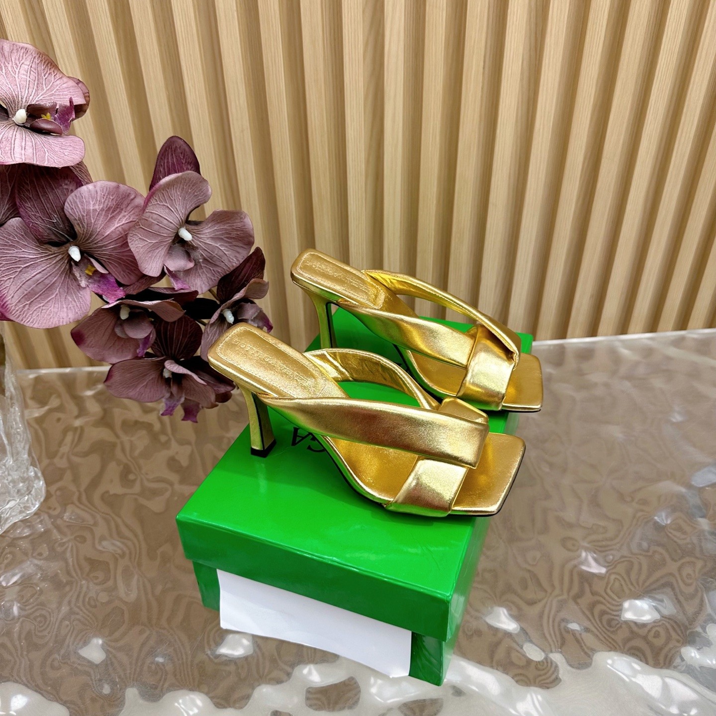 ボッテガ Bottega Veneta リーヴァ ミュール サンダル ヒール 名東】【BOTTEGA VENETA】ボッテガ ヴェネタ リド ミュール