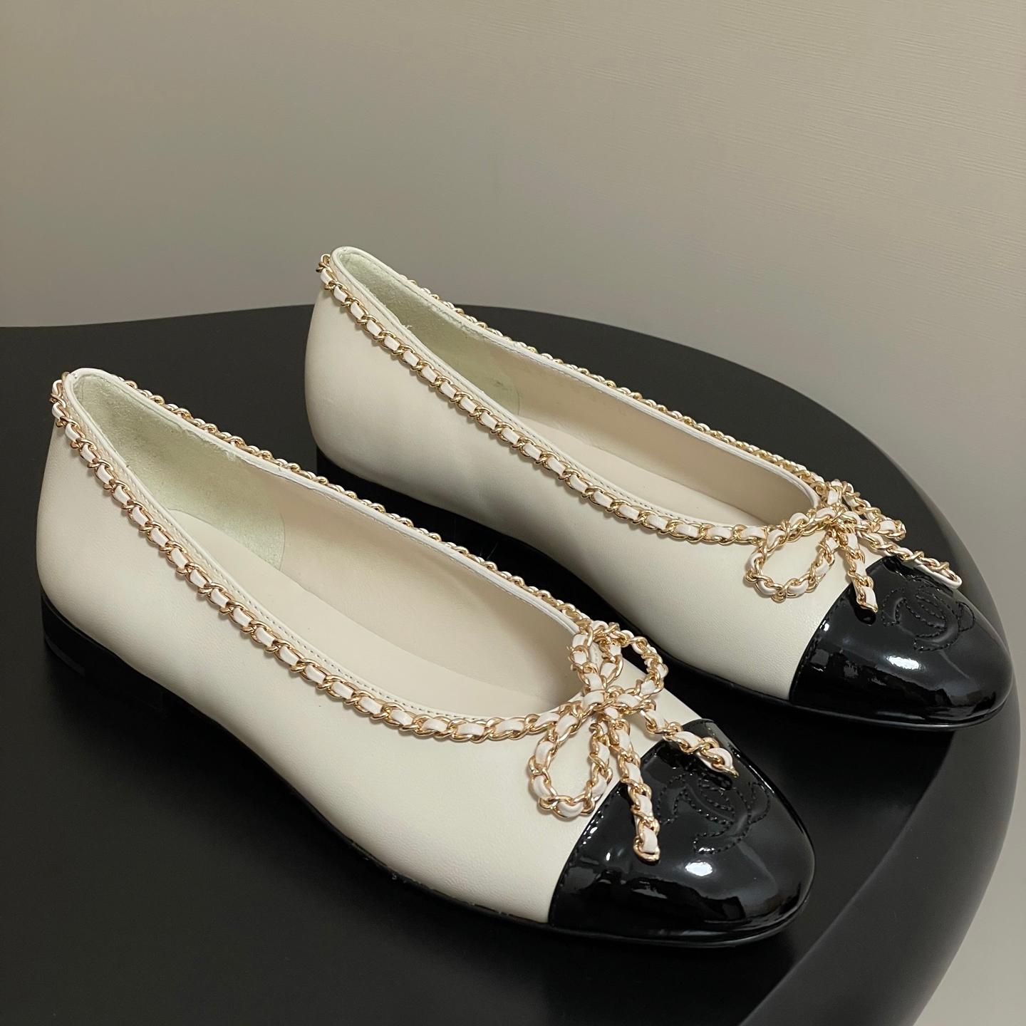 上品 可愛い 合わせやすい 25B バレリーナ シャネル パンプス コピー ホワイト 上品 可愛い 合わせやすい 25B バレリーナ シャネル パンプス コピー ホワイト