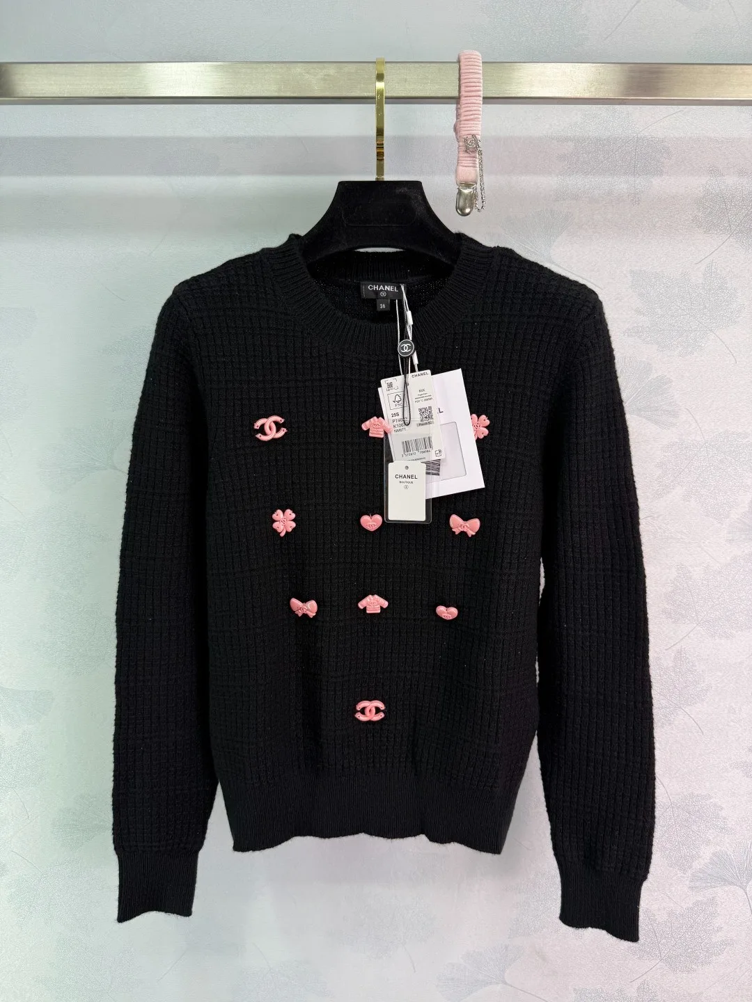 カシミヤ クルーネック プルオーバー シャネル セーター コピー カジュアル