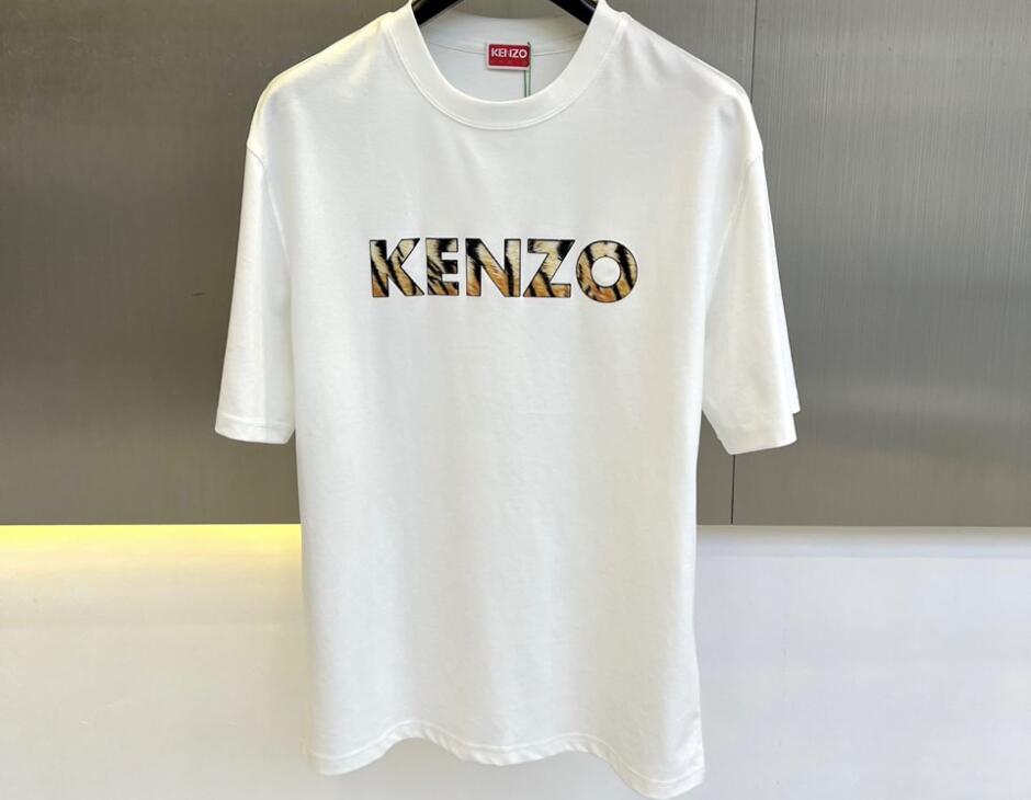 シンプル ロゴ 半袖Tシャツ ケンゾー Tシャツ コピー クルーネック ホワイト