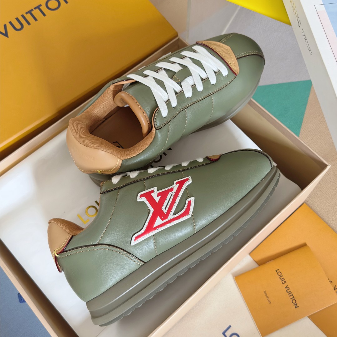 コーデ格上げ♪LV バターソフト スニーカー ルイヴィトン