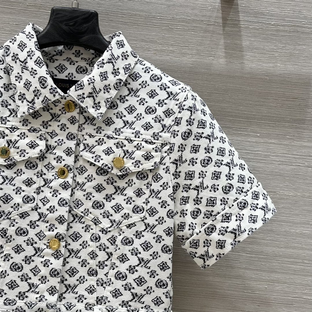 ブラーリィ モノグラム シャツドレス ルイヴィトン ワンピース コピー