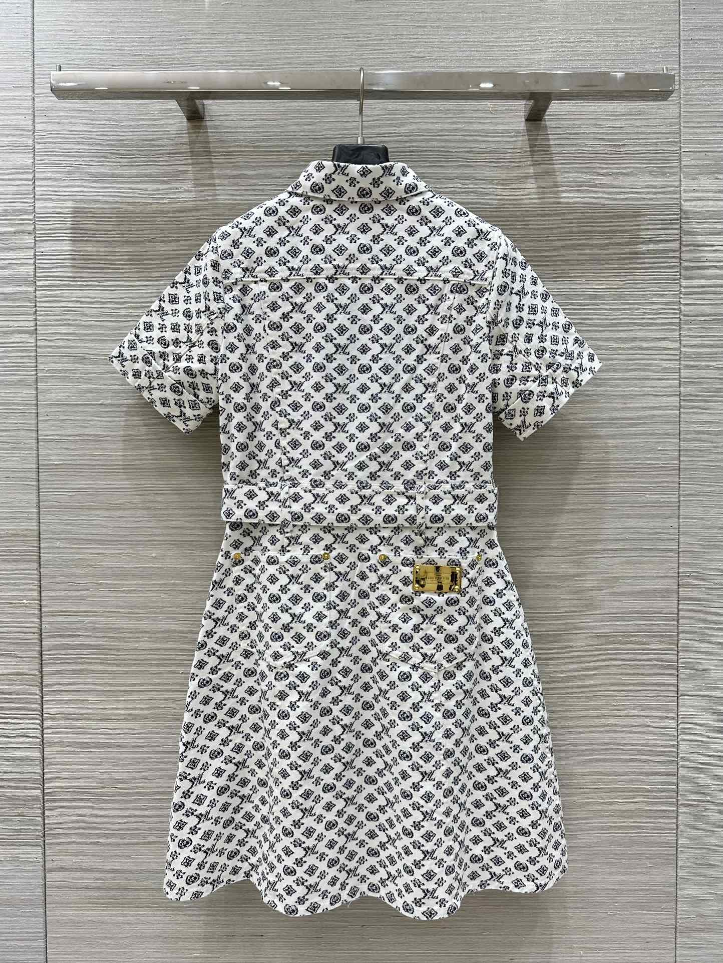 ルイヴィトン モノグラムレリーフシャツドレス シャツワンピース ルイ