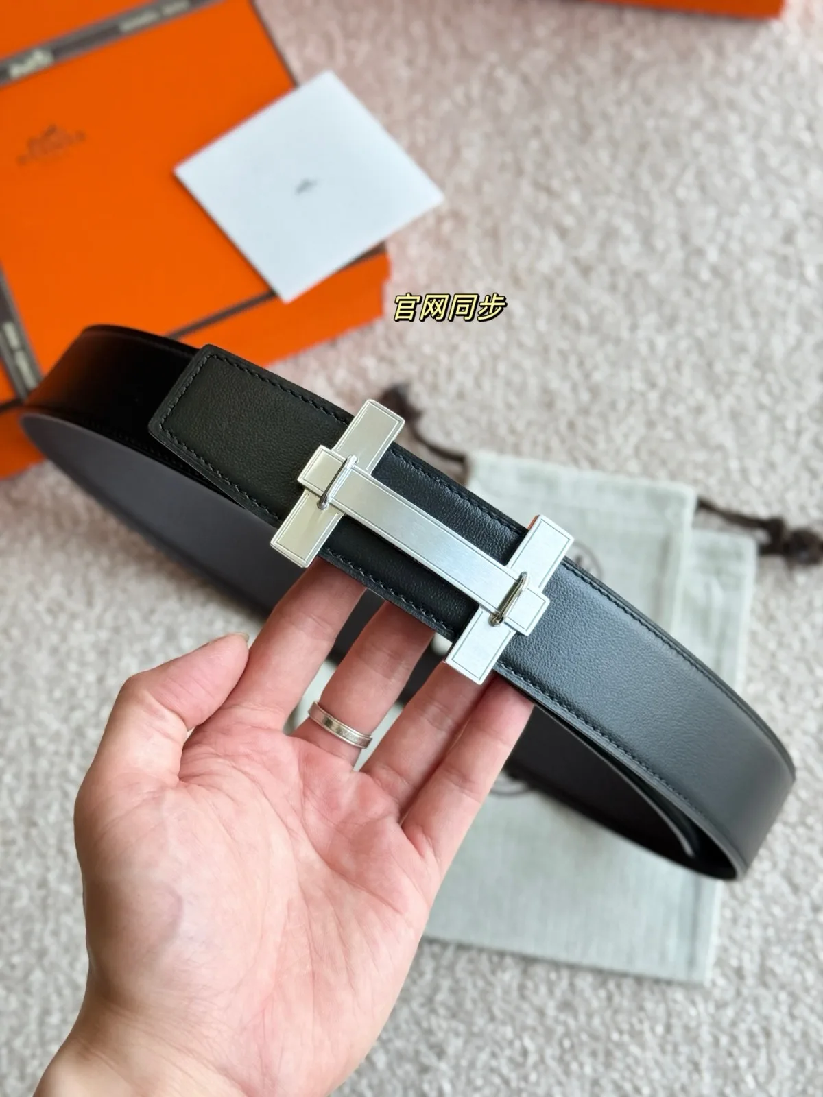 リバーシブル レザーベルト Hジャンピング エルメス ベルト コピー 38MM