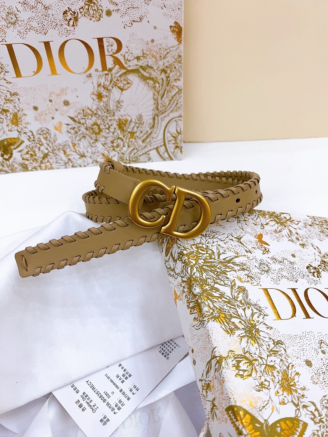 Dior ベルト~~ 今日WTO】Dior ディオール Montaigne レザーベルト-FZ73 - メルカリ
