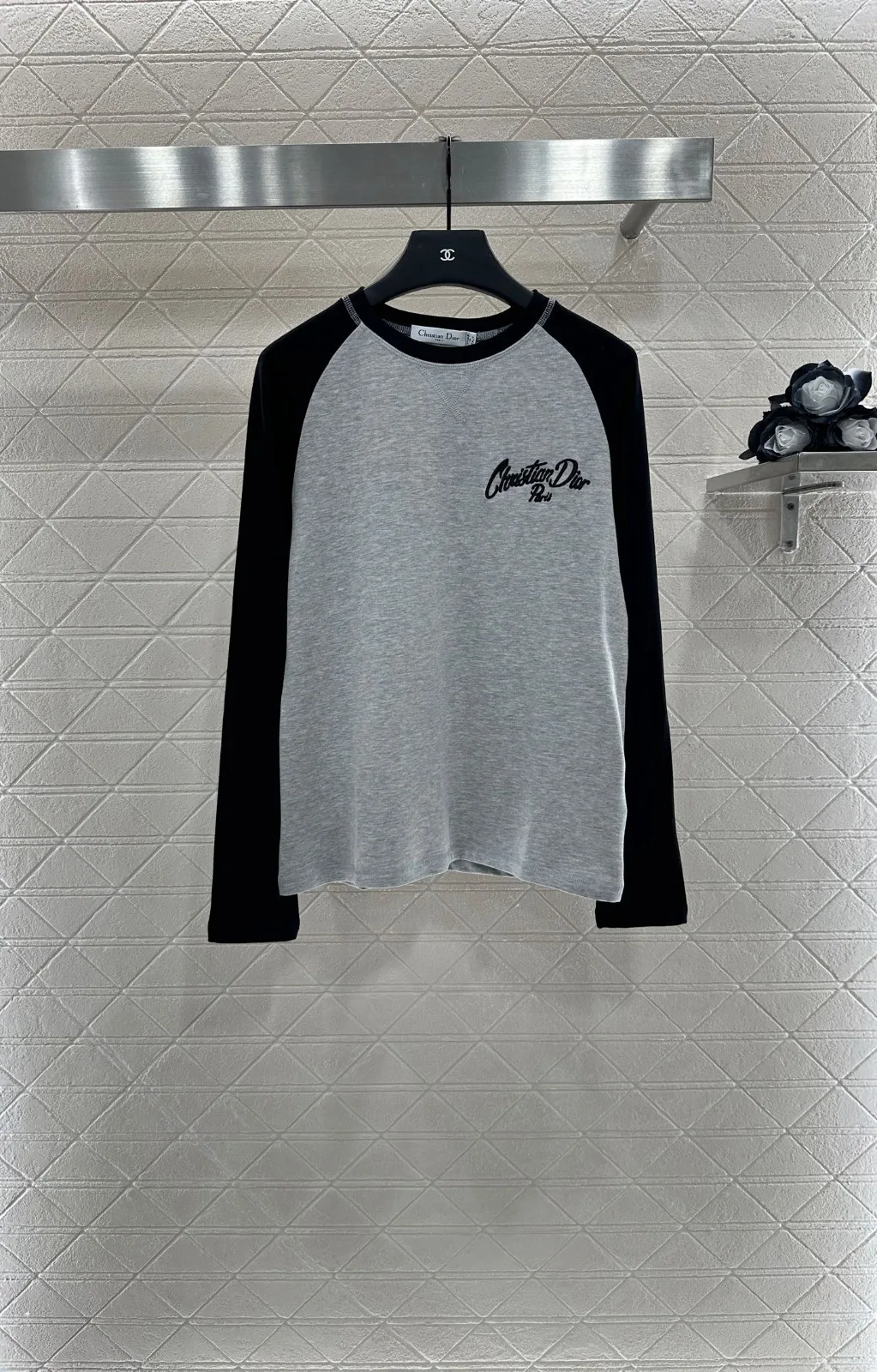 カジュアル コットン 長袖Tシャツ クリスチャン・ディオール Tシャツ コピー 
