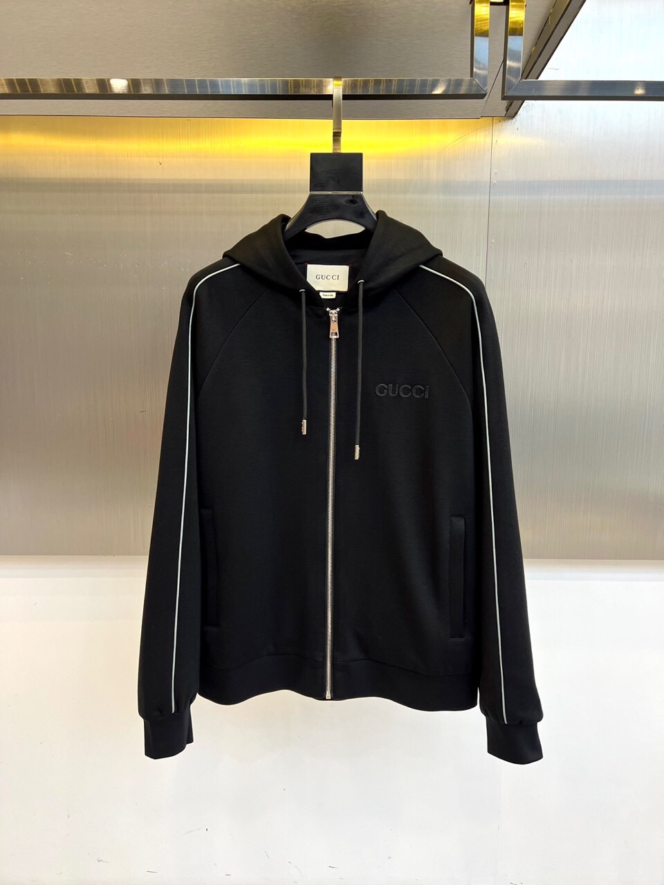 グッチフード付きジャケット 中古・古着通販】GUCCI (グッチ) ベロア フード ジャケット