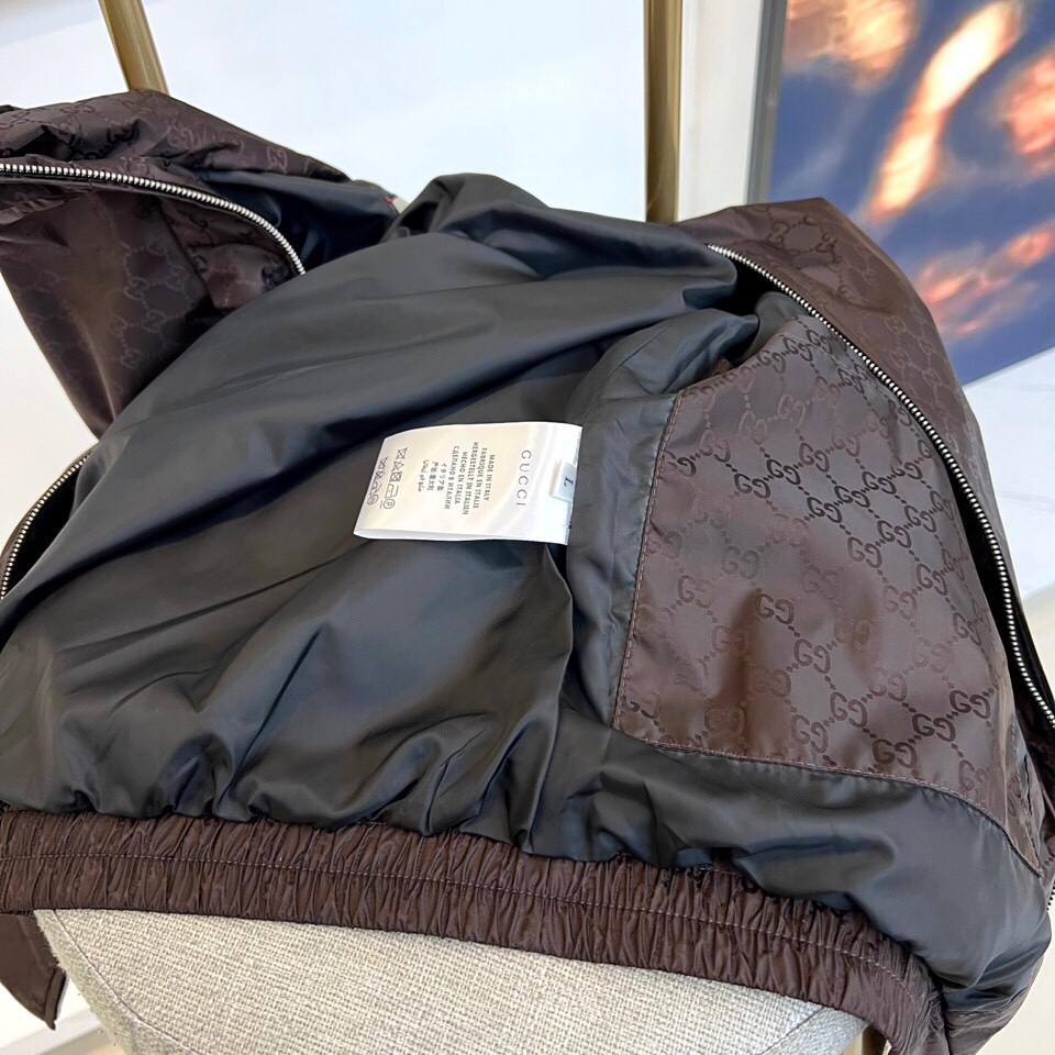 洗練された 上品 GG総柄 フード付きジャケット グッチ
