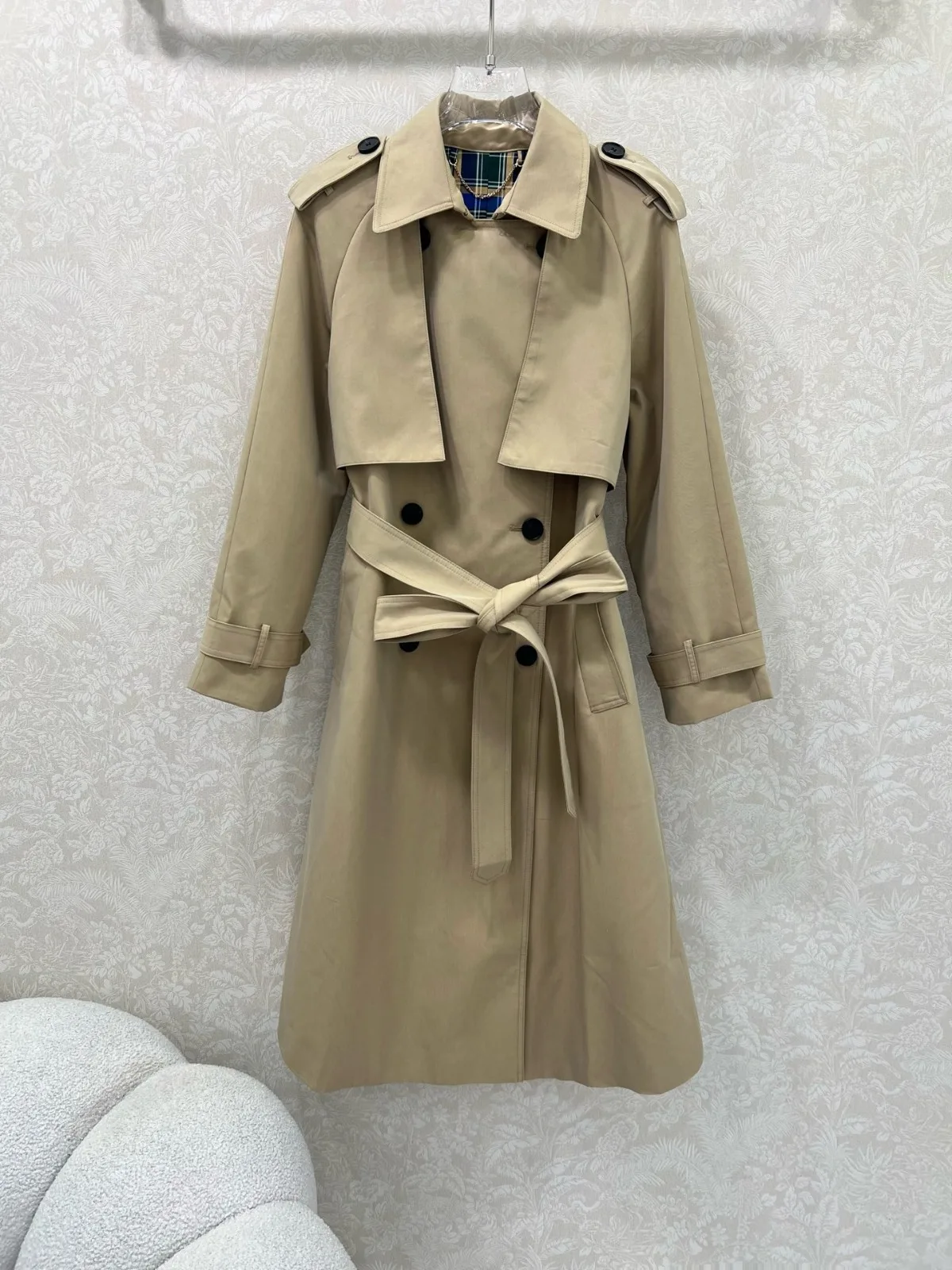 クラシック ロングトレンチコート イヴ・サンローラン ジャケット コピー 