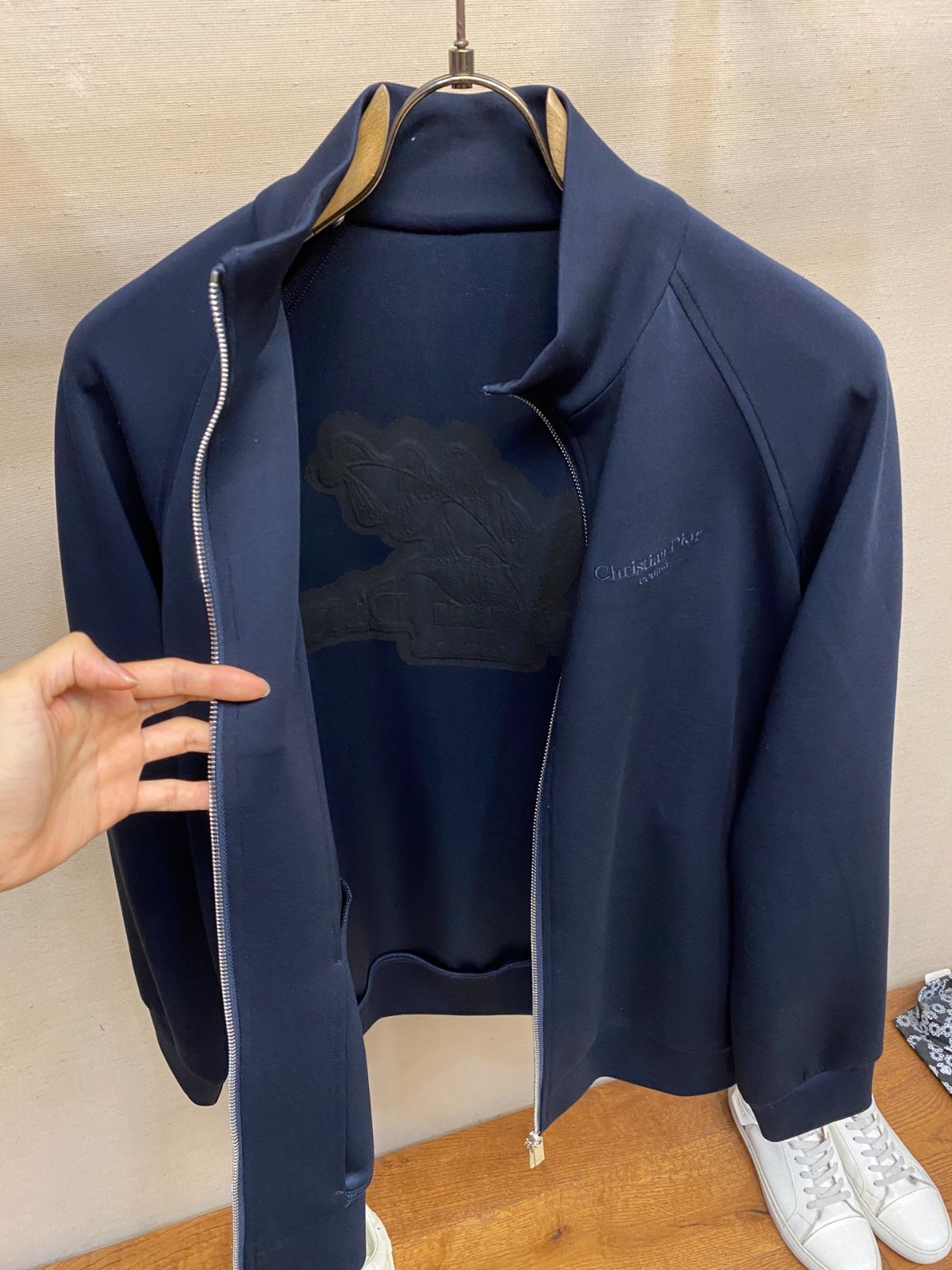 極美品✨ベビーディオール ビー 蜂 ジャケット ジップアップ 18M ネイビー Baby Dior 19