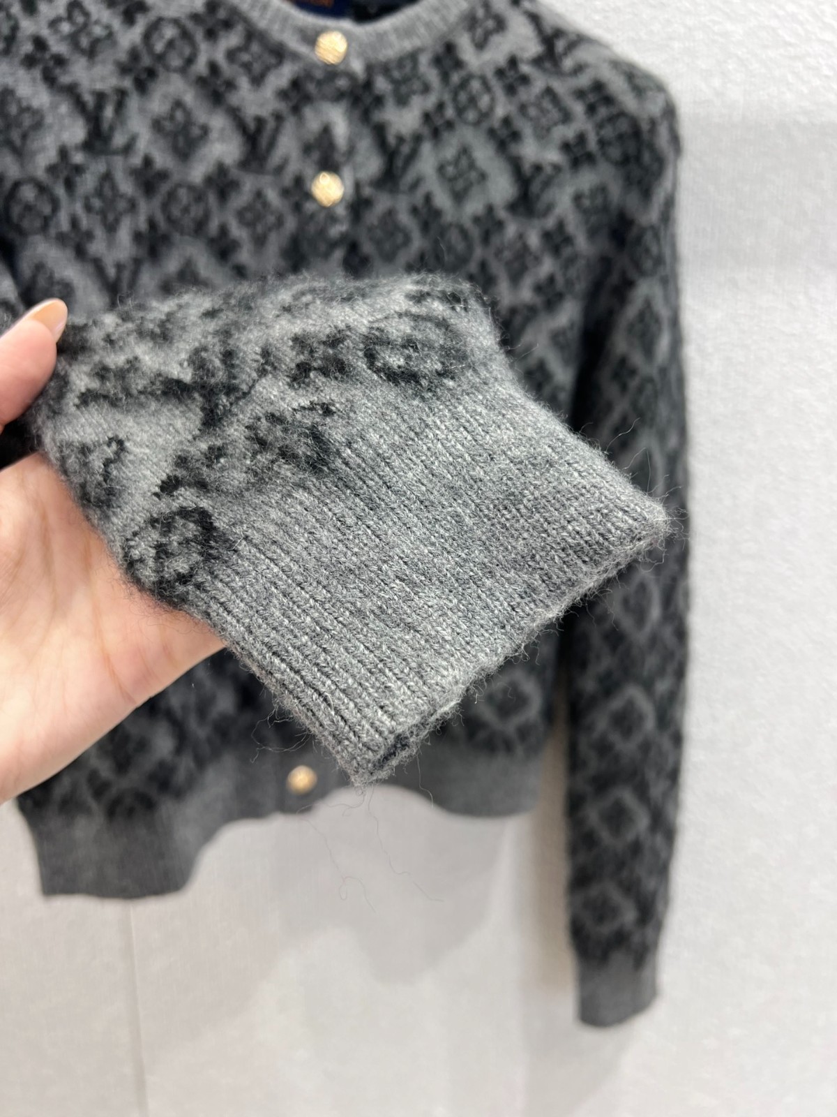 ルイ・ヴィトン ニット コピー モノグラム クルーネック