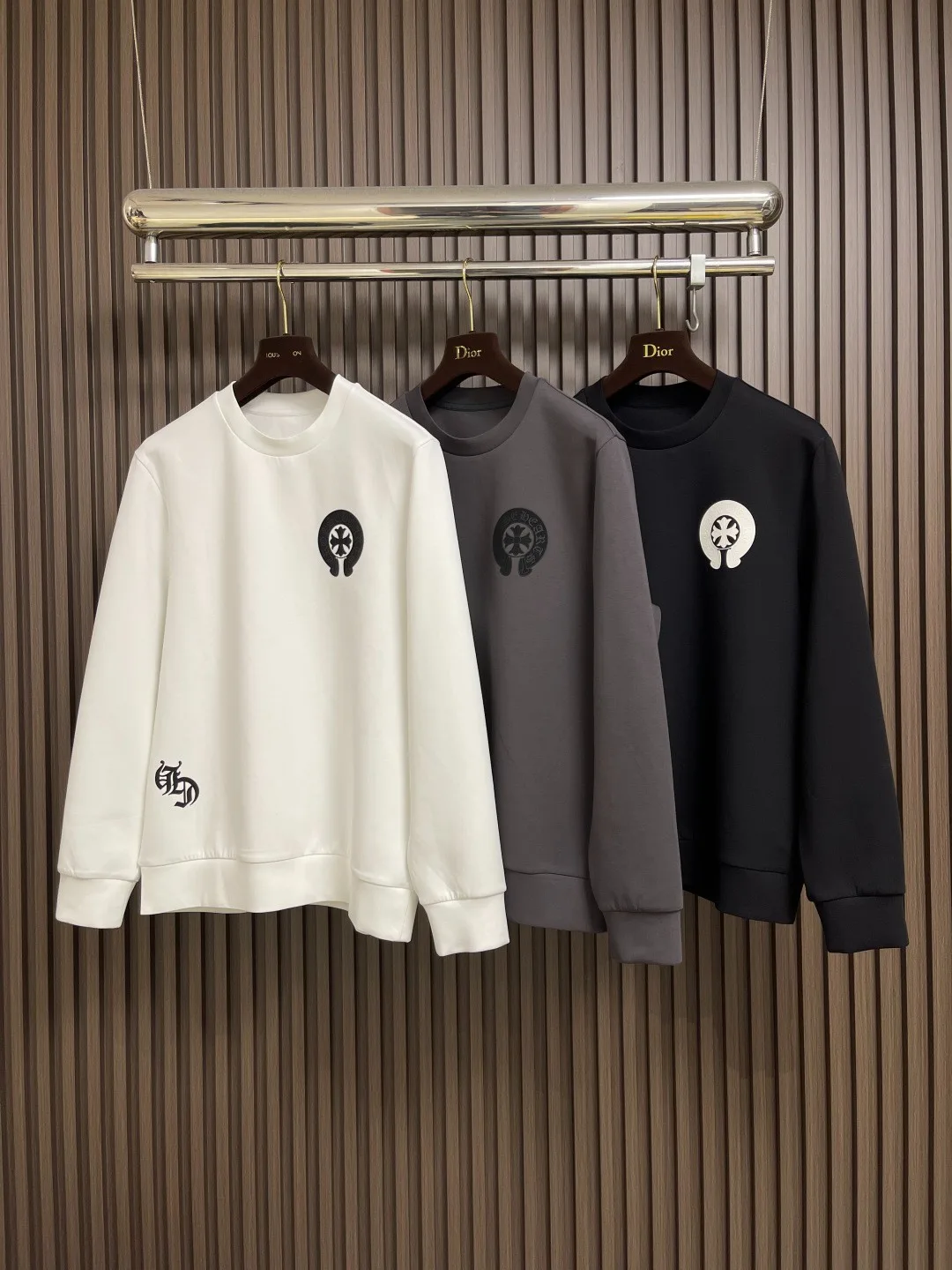 シンプル カジュアル クルーネック スウェットシャツ クロムハーツ Tシャツ 偽物 ユニセックス シンプル カジュアル クルーネック スウェットシャツ クロムハーツ Tシャツ 偽物 ユニセックス