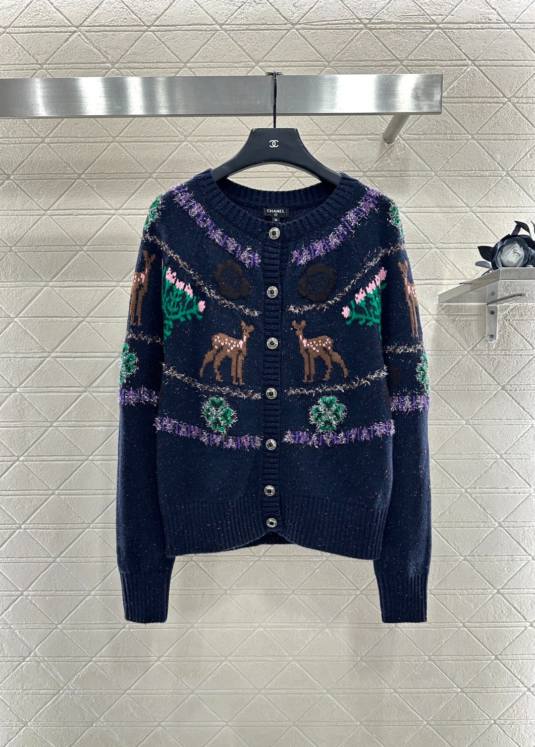 ココネージュ カシミヤ カーディガン シャネル ニット コピー クルー