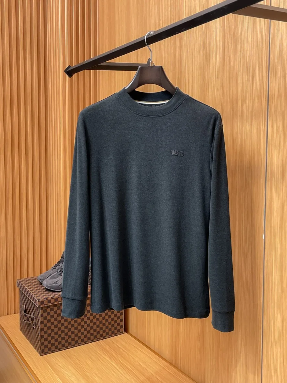ベーシック 秋冬 ヒューゴ・ボス Tシャツ 偽物 厚手 長袖Tシャツ トップス ベーシック 秋冬 ヒューゴ・ボス Tシャツ 偽物 厚手 長袖Tシャツ トップス