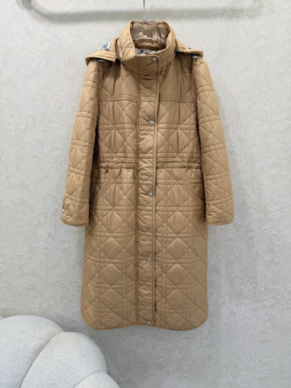 上品 ロング キルティングコート クリスチャン・ディオール ジャケット