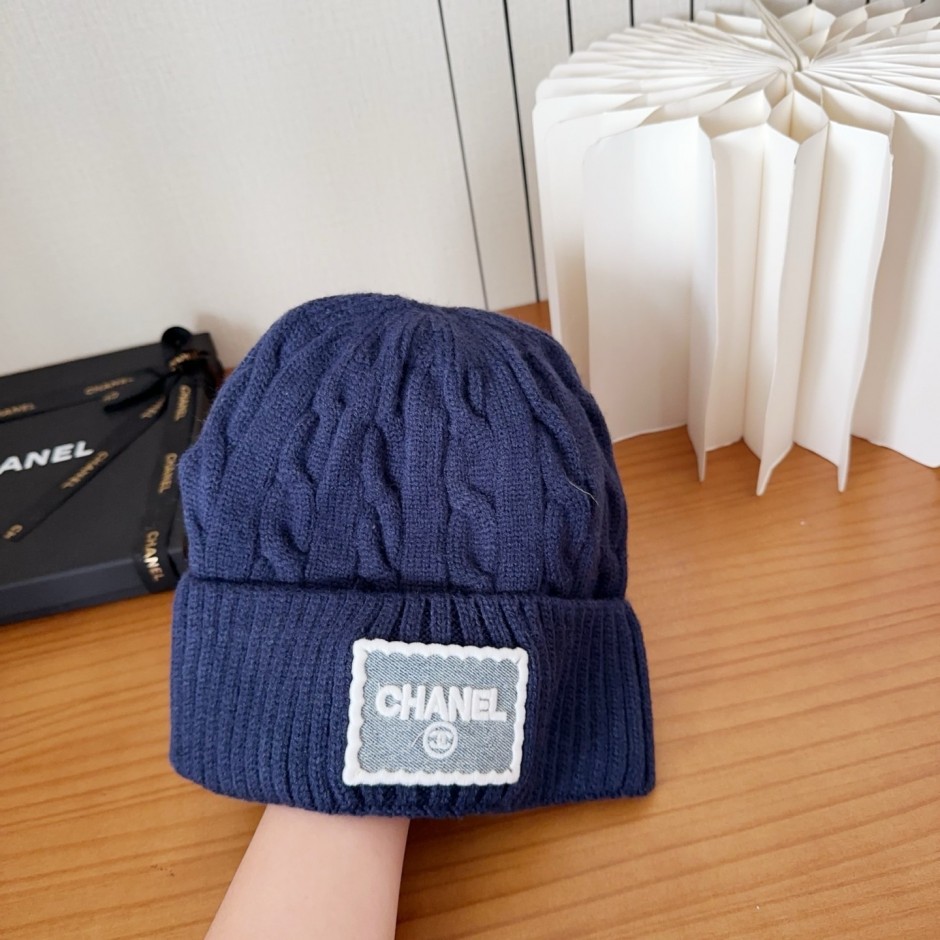 全7色 定番 ケーブルニット ビーニー シャネル キャップ コピー