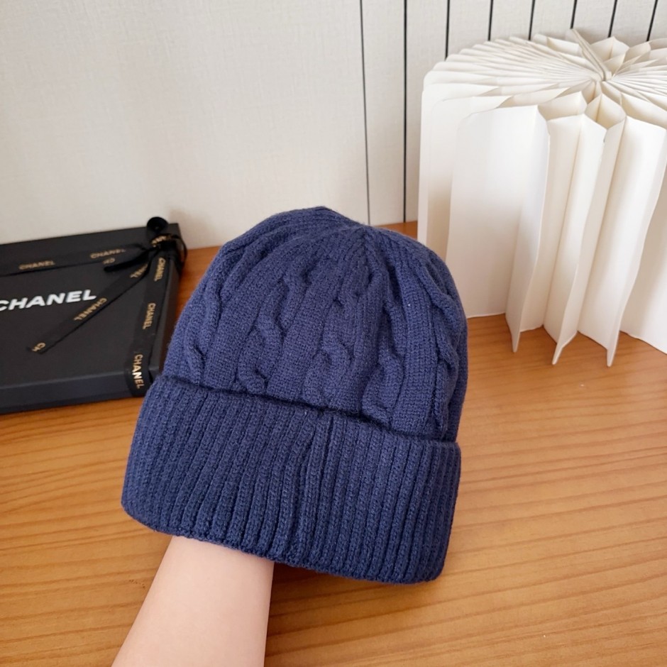 希少 CHANEL ビーニー ケーブル編み 全7色 定番 ケーブルニット ビーニー シャネル キャップ コピー
