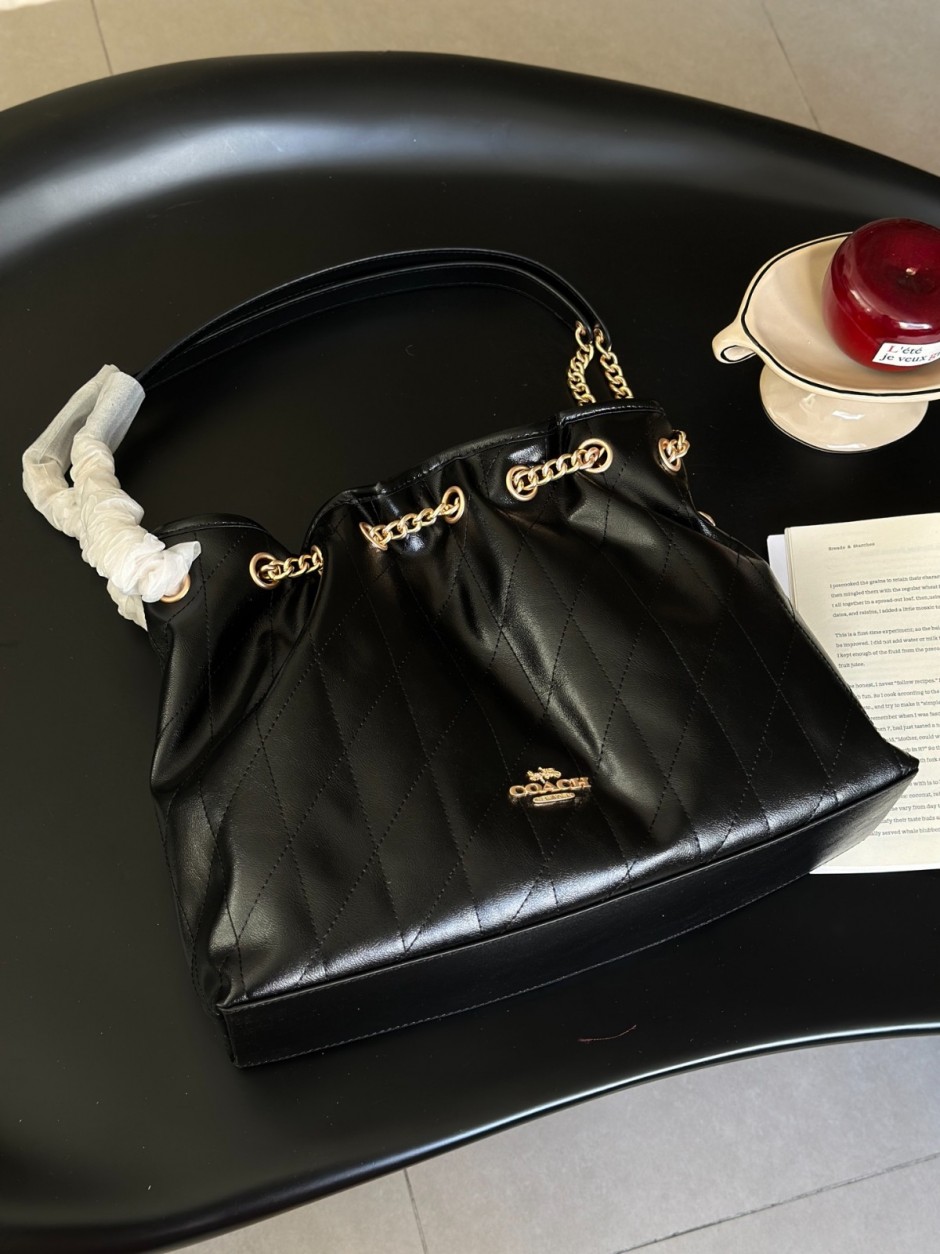 洗練された エレガント COACH コーチ エヴリン ショルダー バッグ