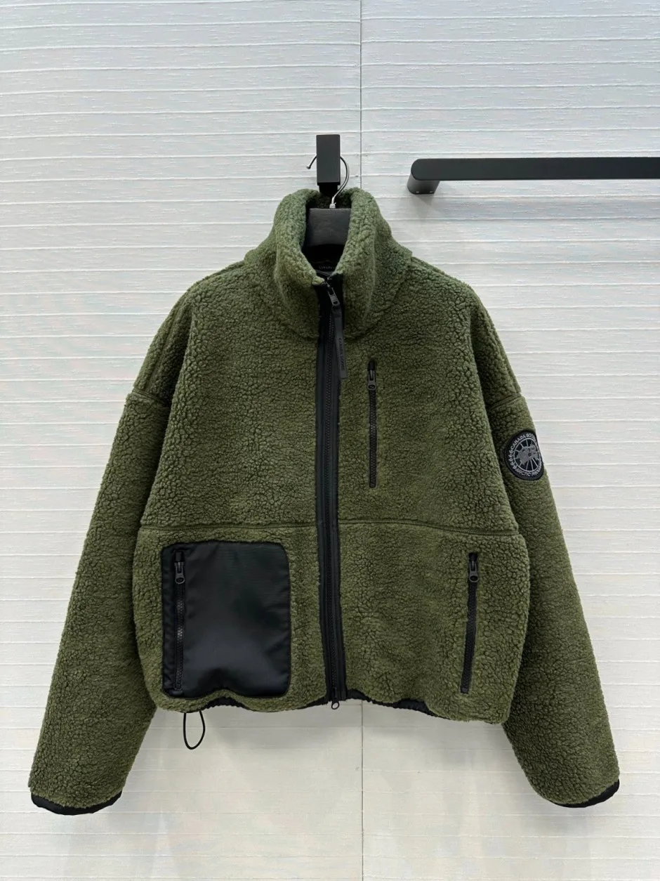もこもこ ボアジャケット カナダグース ジャケット コピー グリーン もこもこ ボアジャケット カナダグース ジャケット コピー グリーン