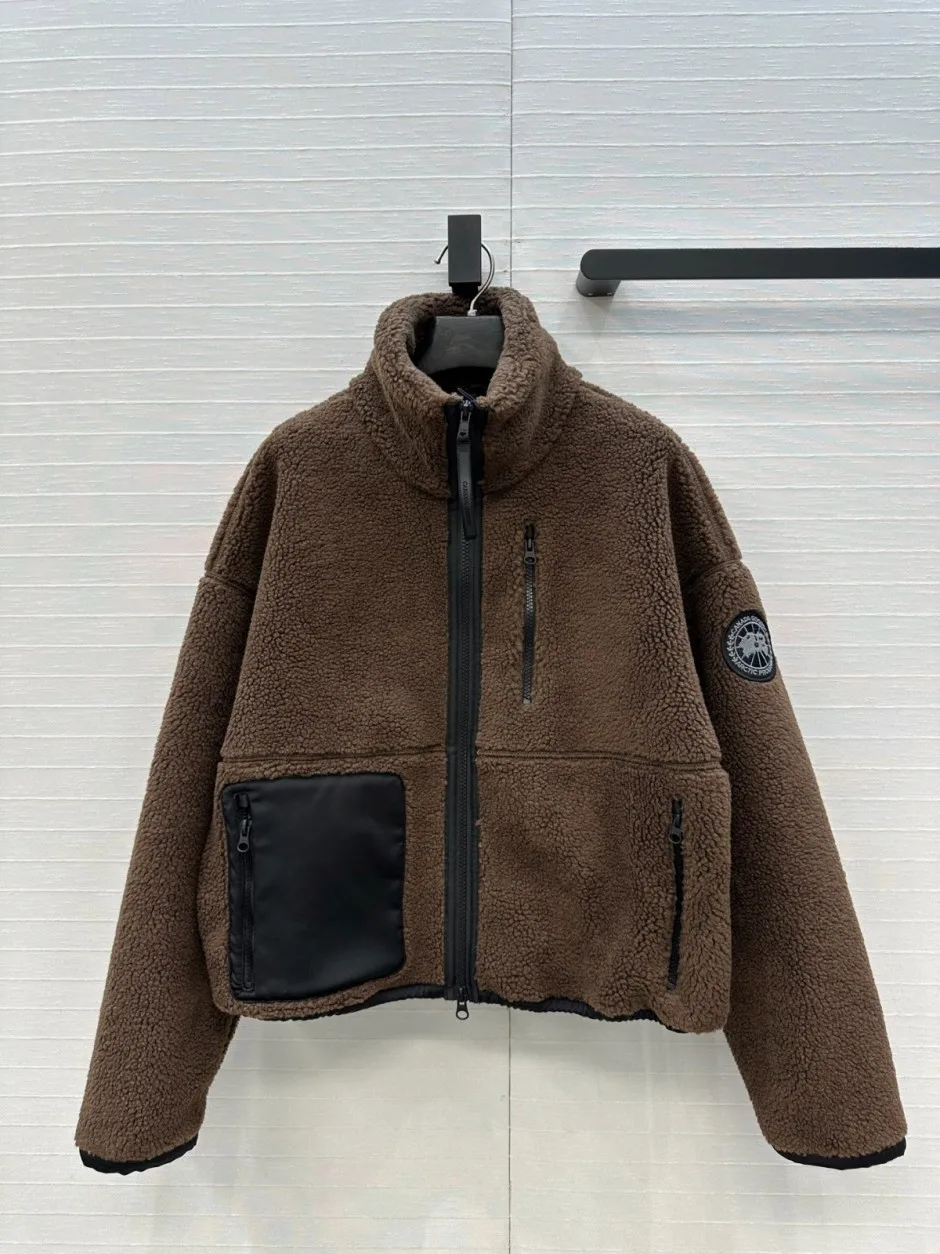 もこもこ ボアジャケット カナダグース ジャケット コピー ブラウン もこもこ ボアジャケット カナダグース ジャケット コピー ブラウン